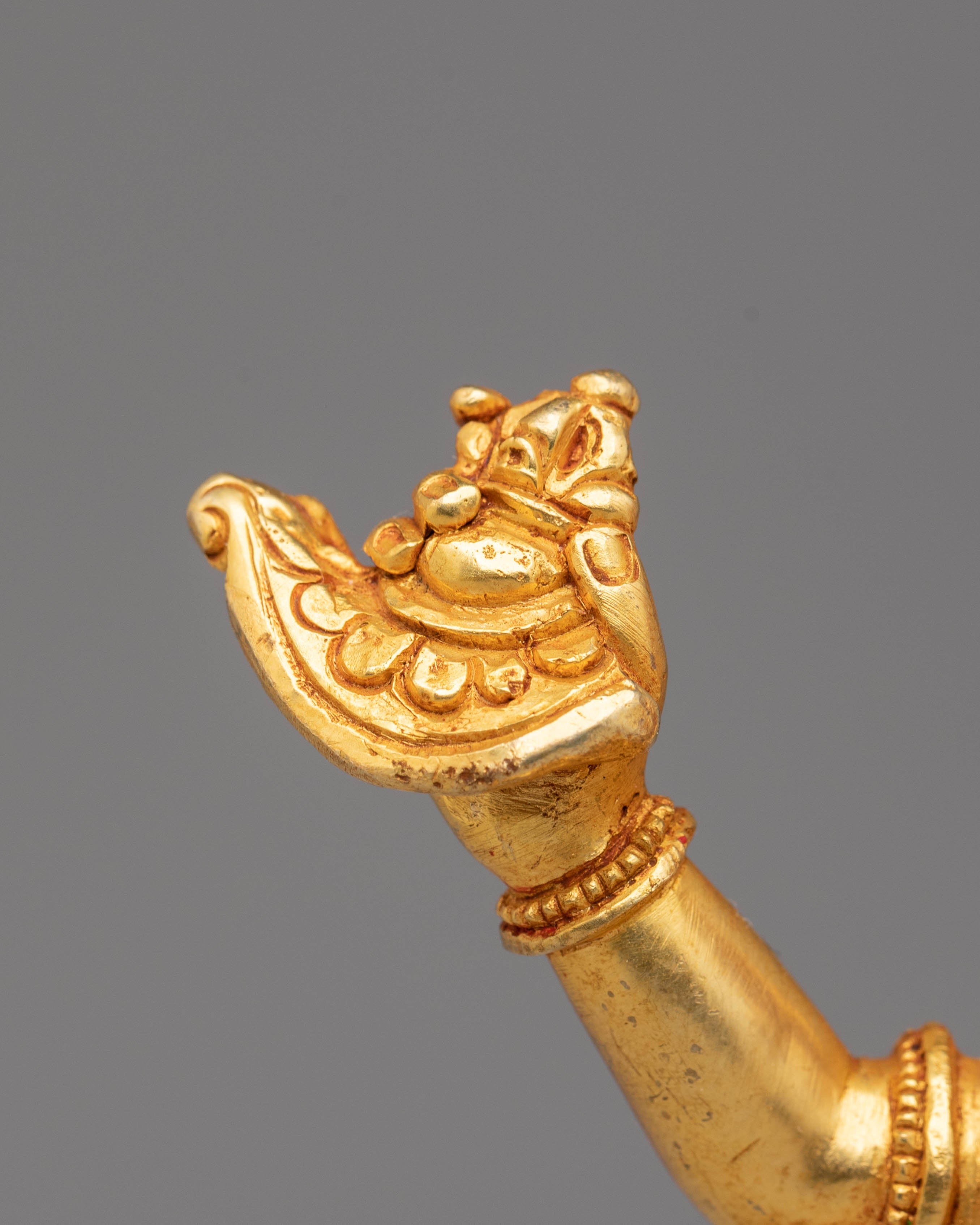 Handcrafted Simhamukha Buddhist Statue | Sacred Simhamukha Statue for Spiritual Practice