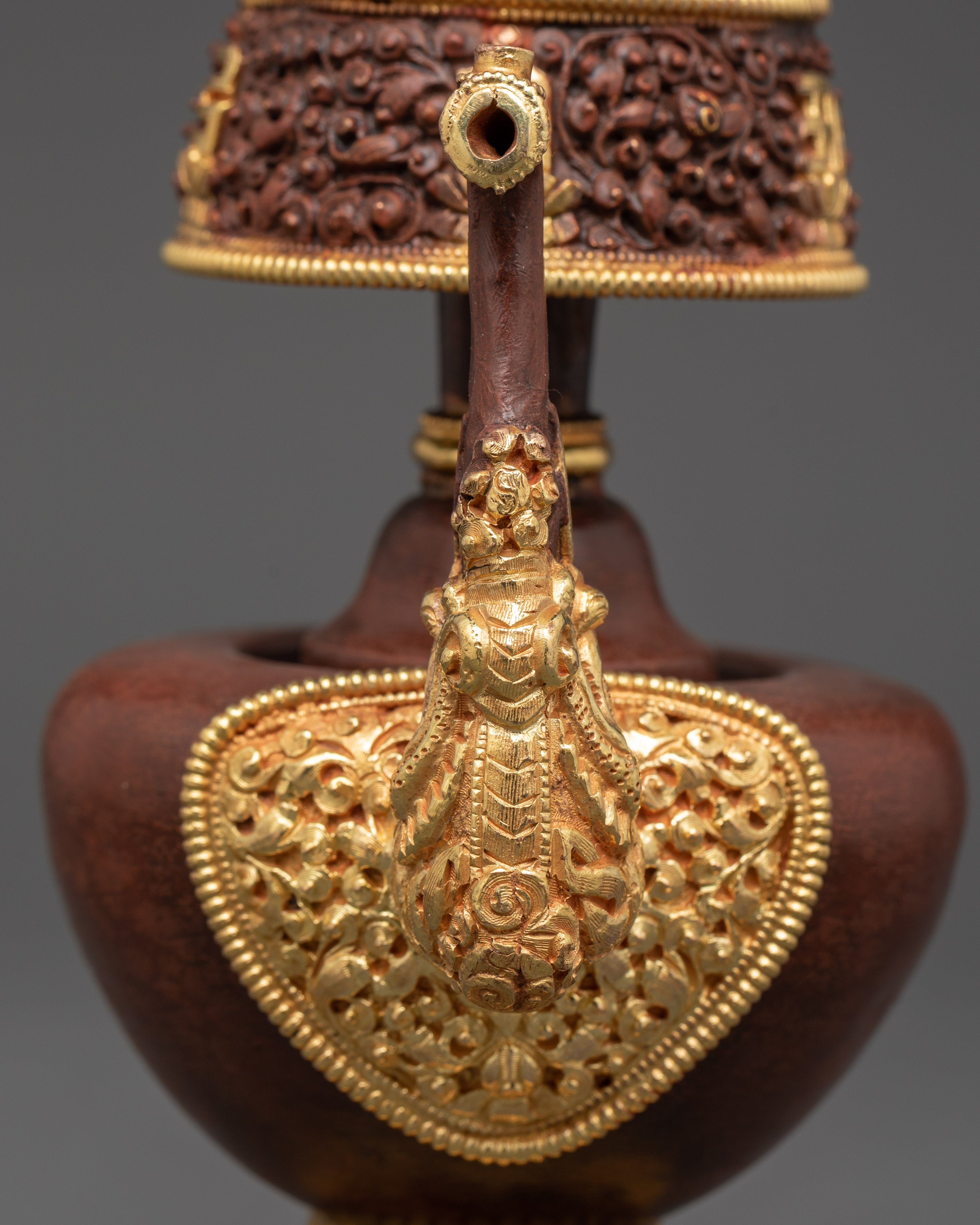 Gold-Plated Bhumba Ritual Set | Sacred Ritual Decor