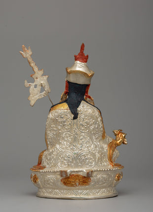 Guru Rinpoche with Sacred Beautiful Halo Statue | Lotus Born Buddhist Master