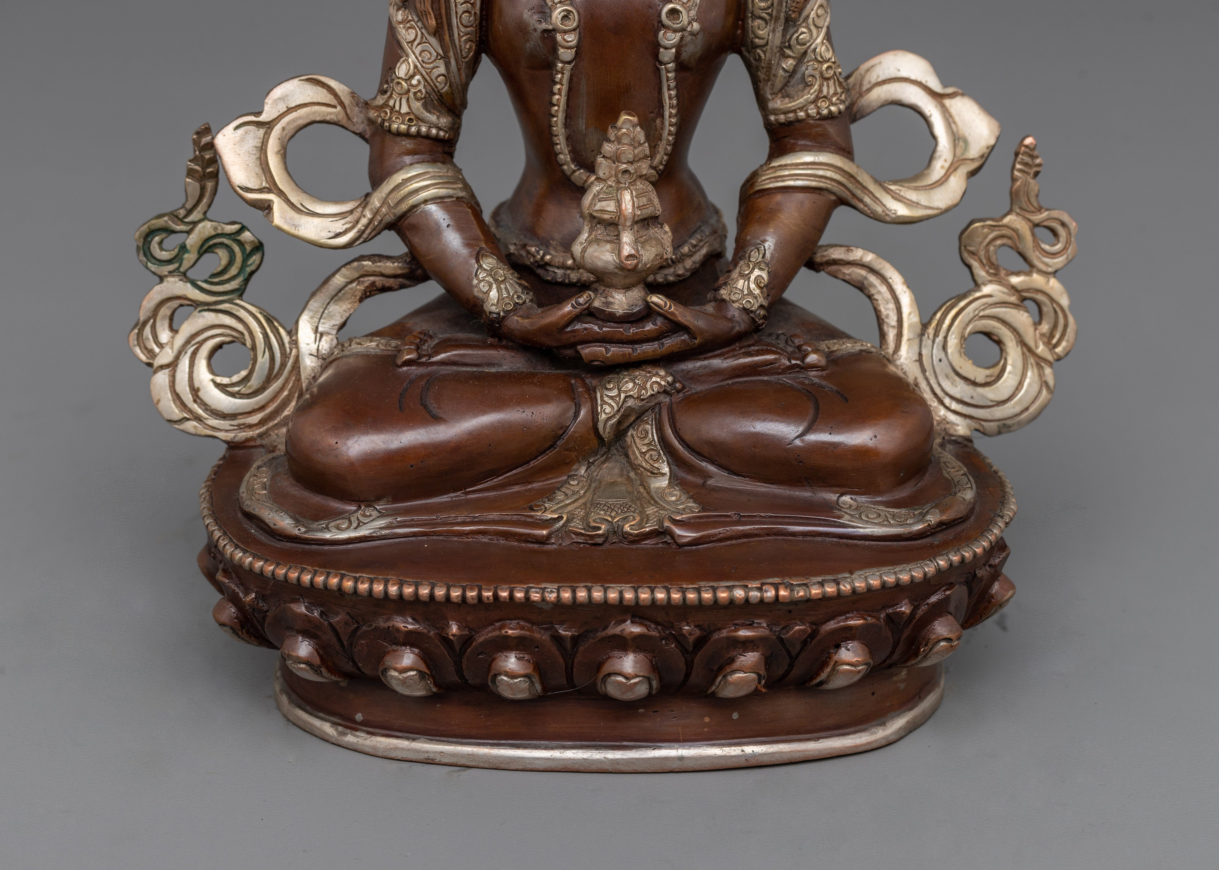 Deity of Infinite Art Amitayus | Compassion and Wisdom Art