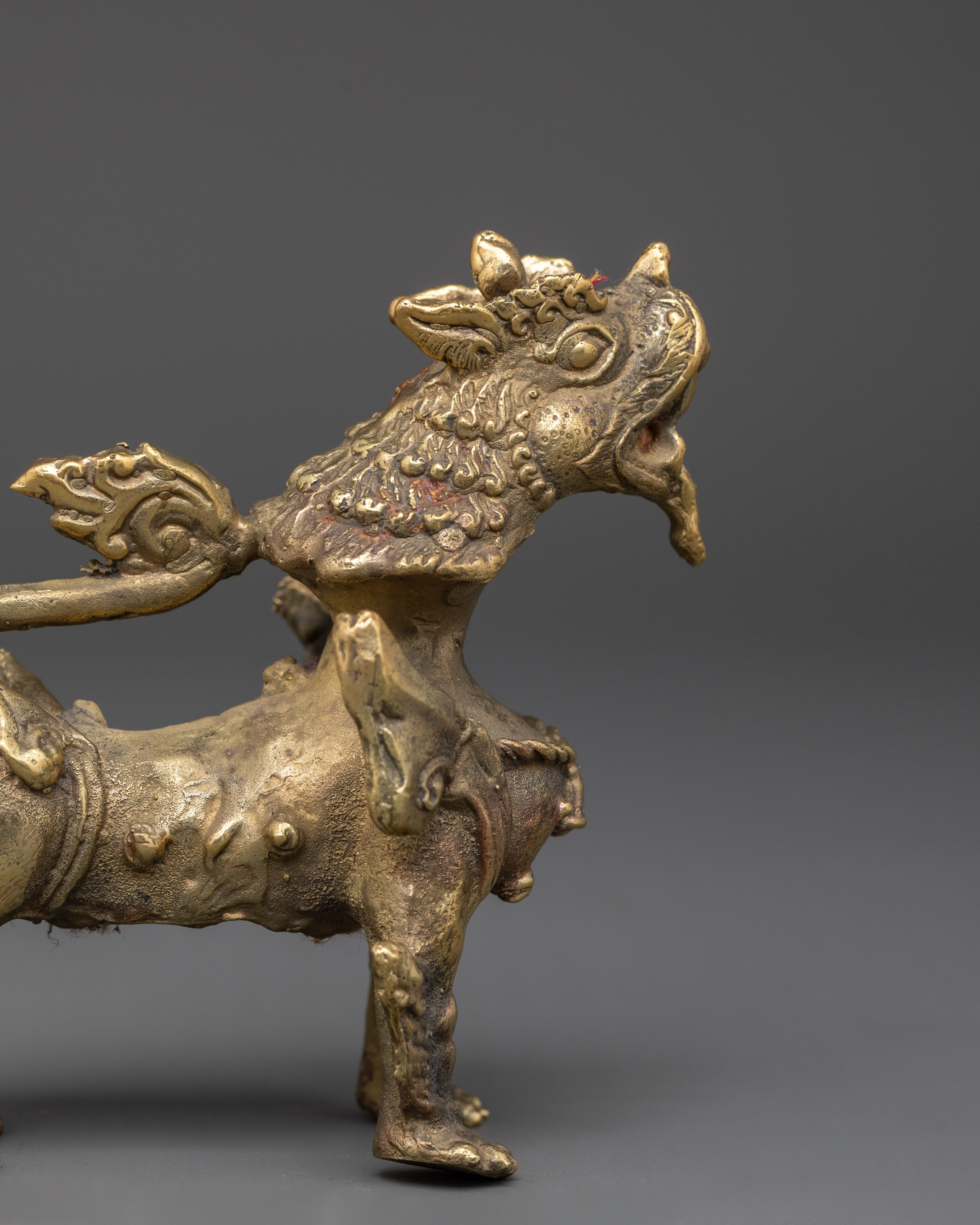 Handcrafted Brass Lion Set | Symbol of Strength and Protection