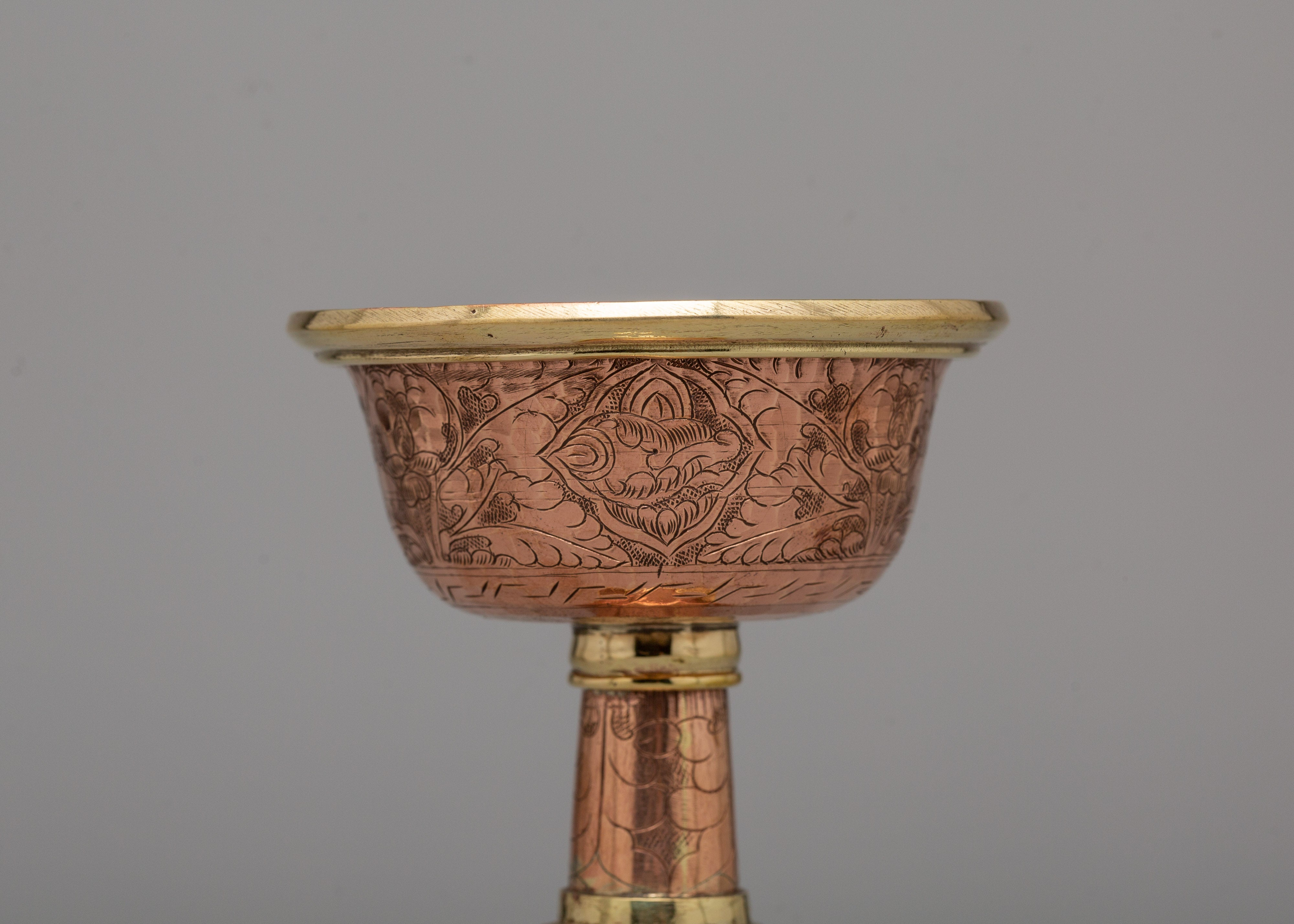 Buddhist Serkyem Set To Enhance Your Home Decor | Tibetan Ritual Offering Bowl