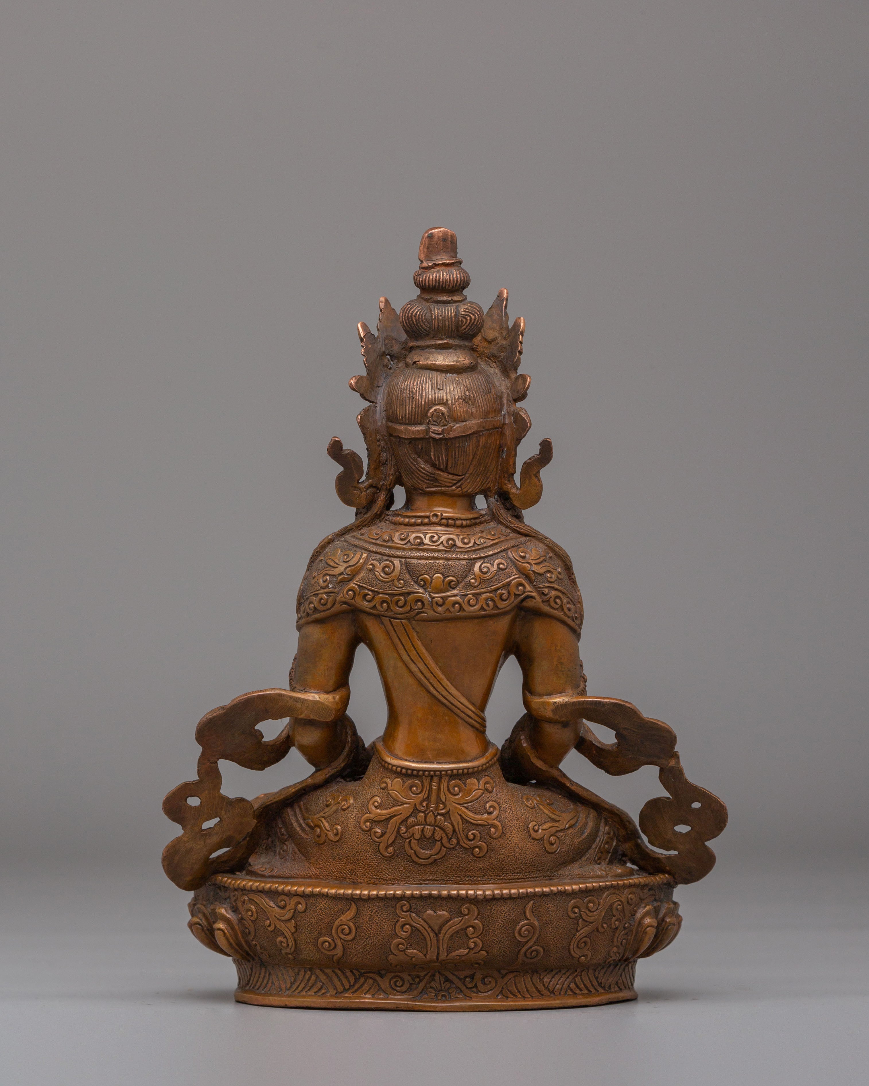 Handcrafted Tibetan Amitayus Statue | Symbol of Longevity