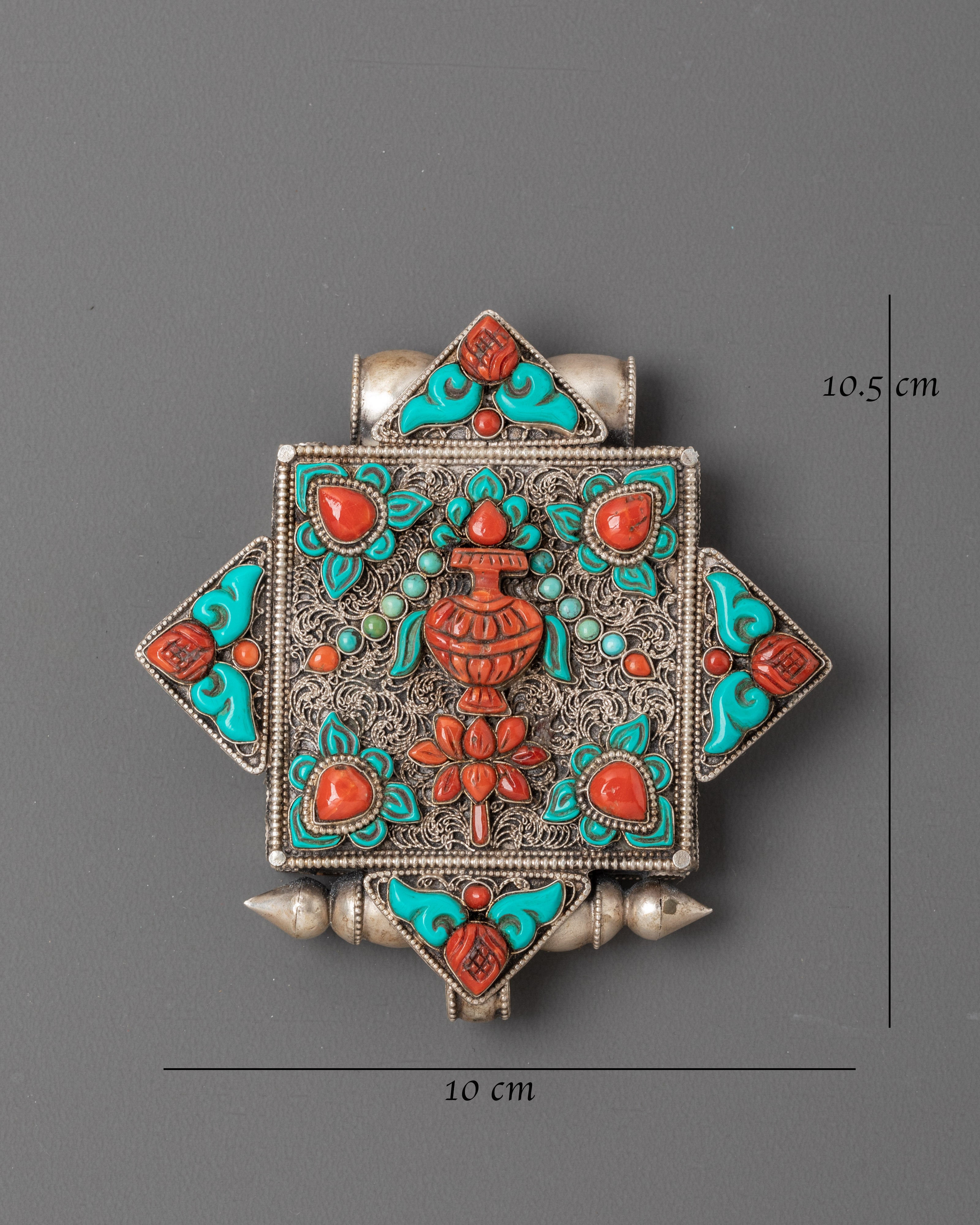 Spiritual Ghau Box Amulet Locket | Jewelry for Protection and Prosperity