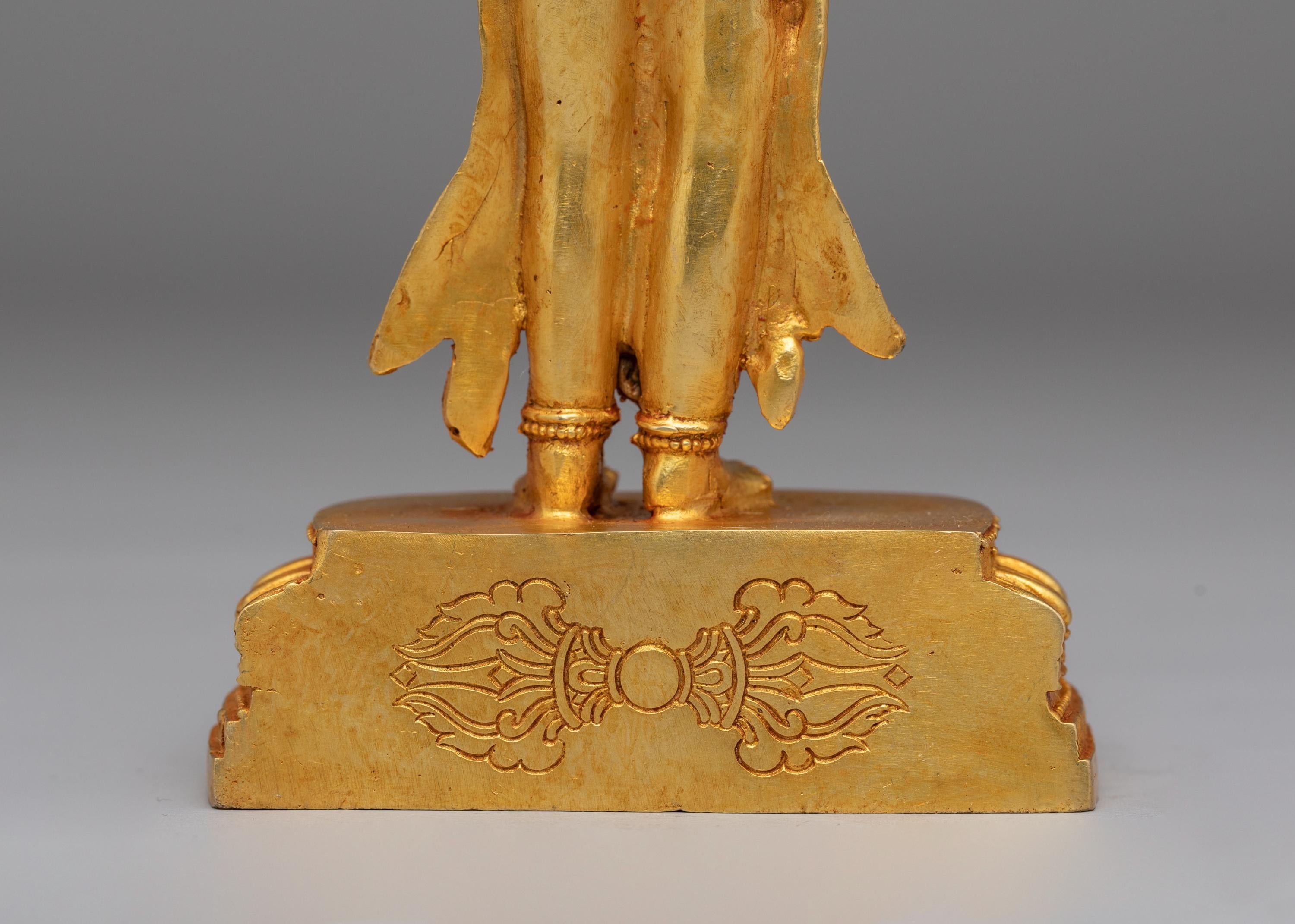 Lokeshwor Statue Bodhisattva of Compassion | Handcrafted Buddhist Artwork
