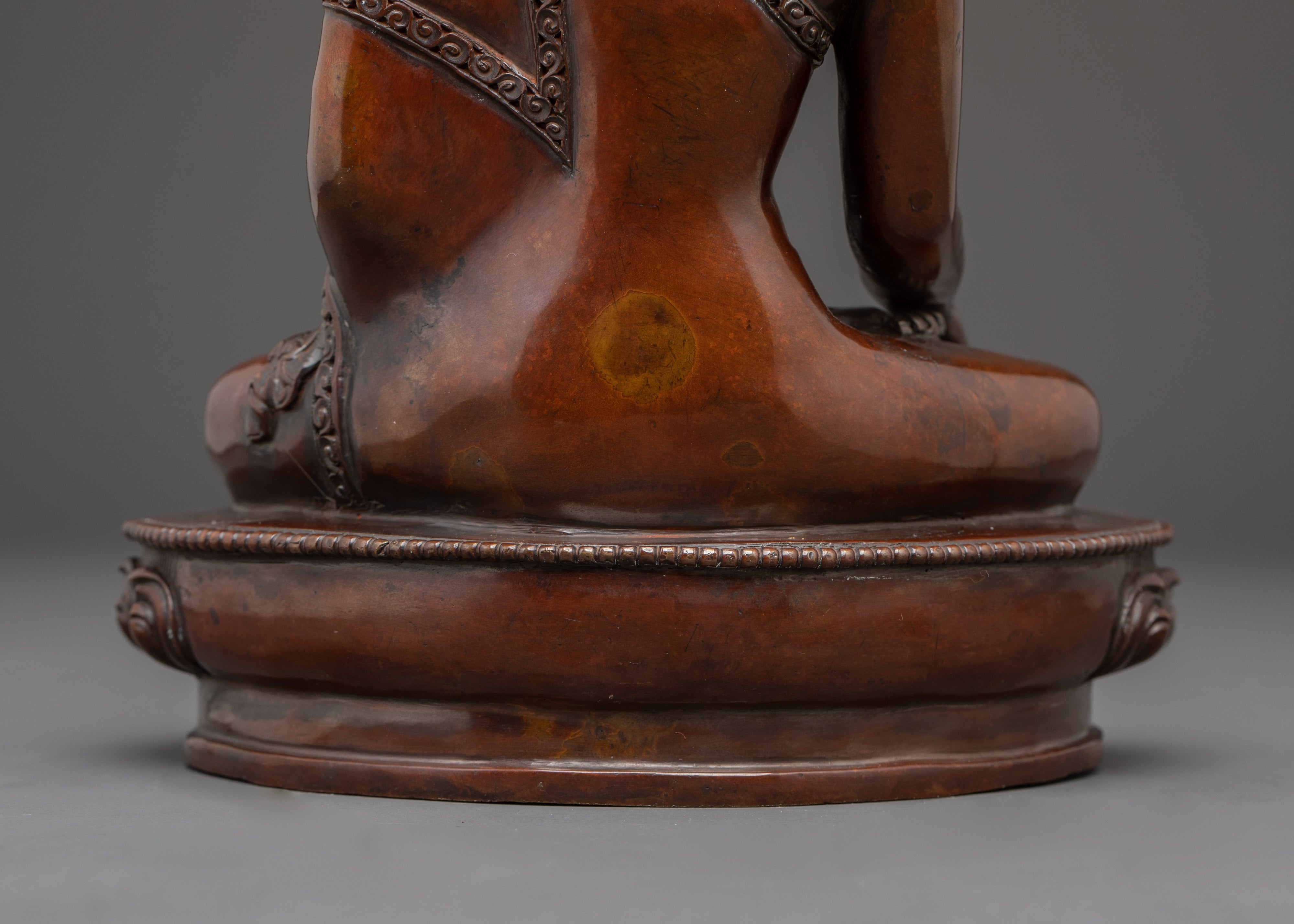 9.6 Inch Copper Statue of Shakyamuni Buddha
