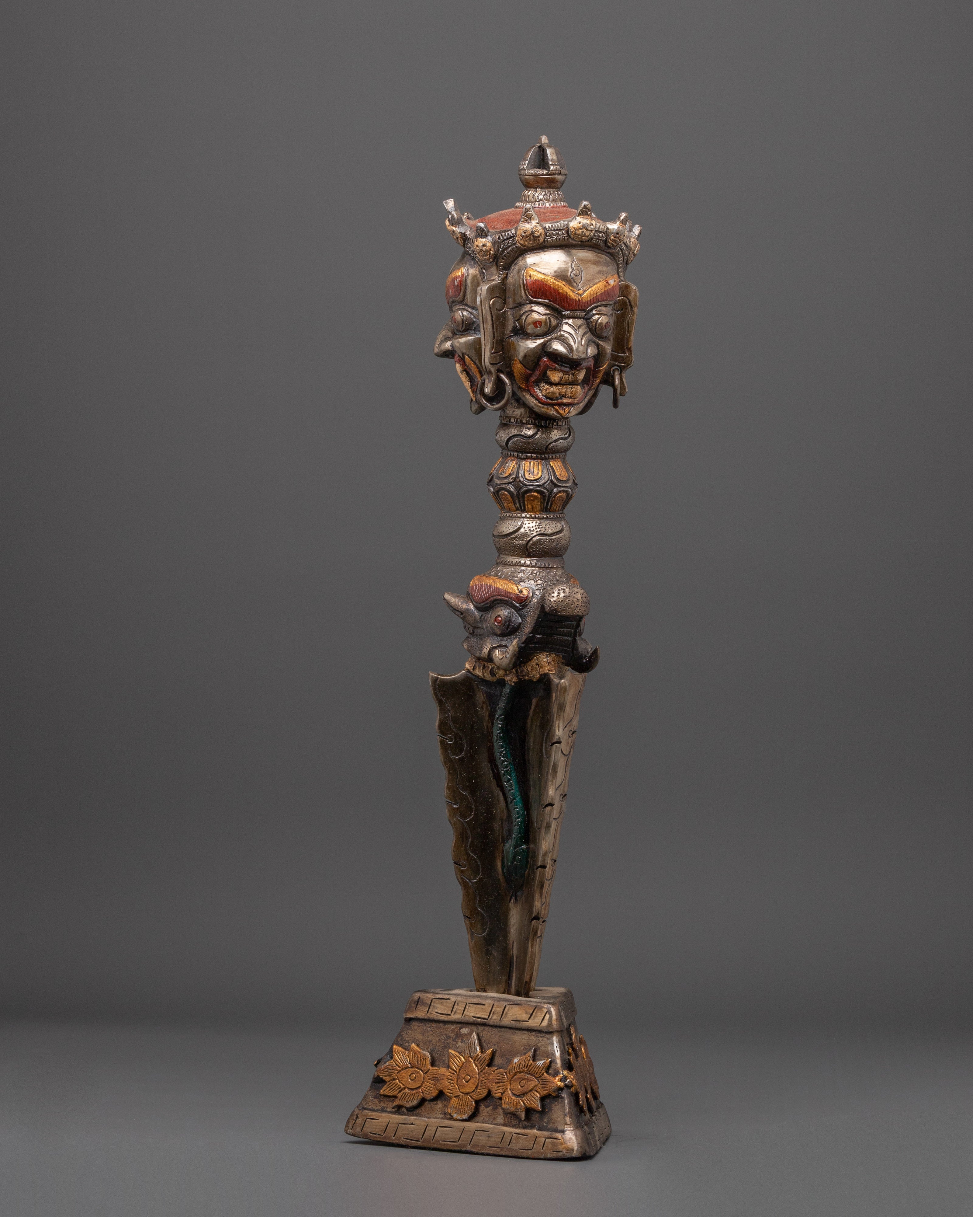 Spiritual protection Phurba | Handcrafted Iron Dagger
