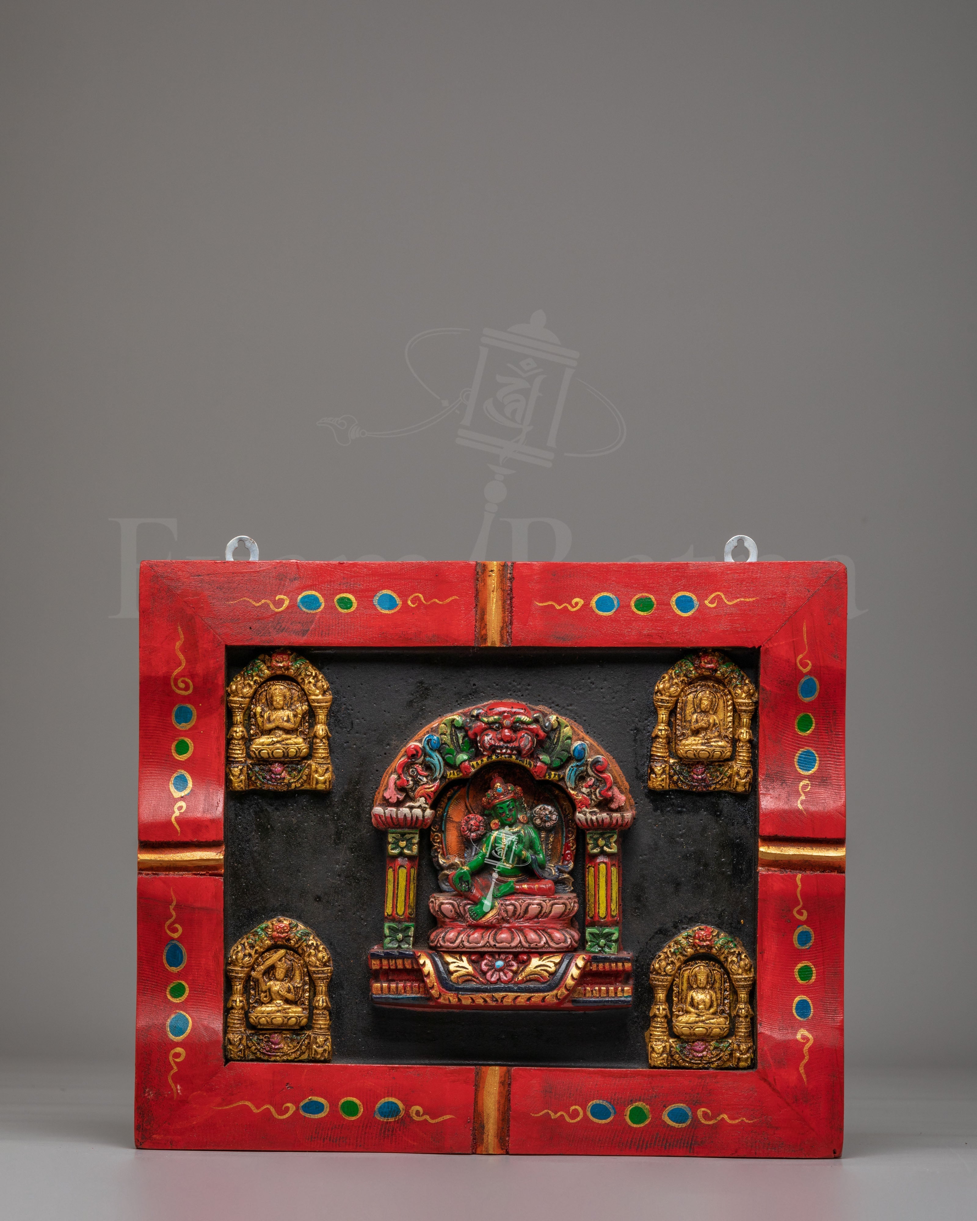Buddhist Green Tara Wall Hanging