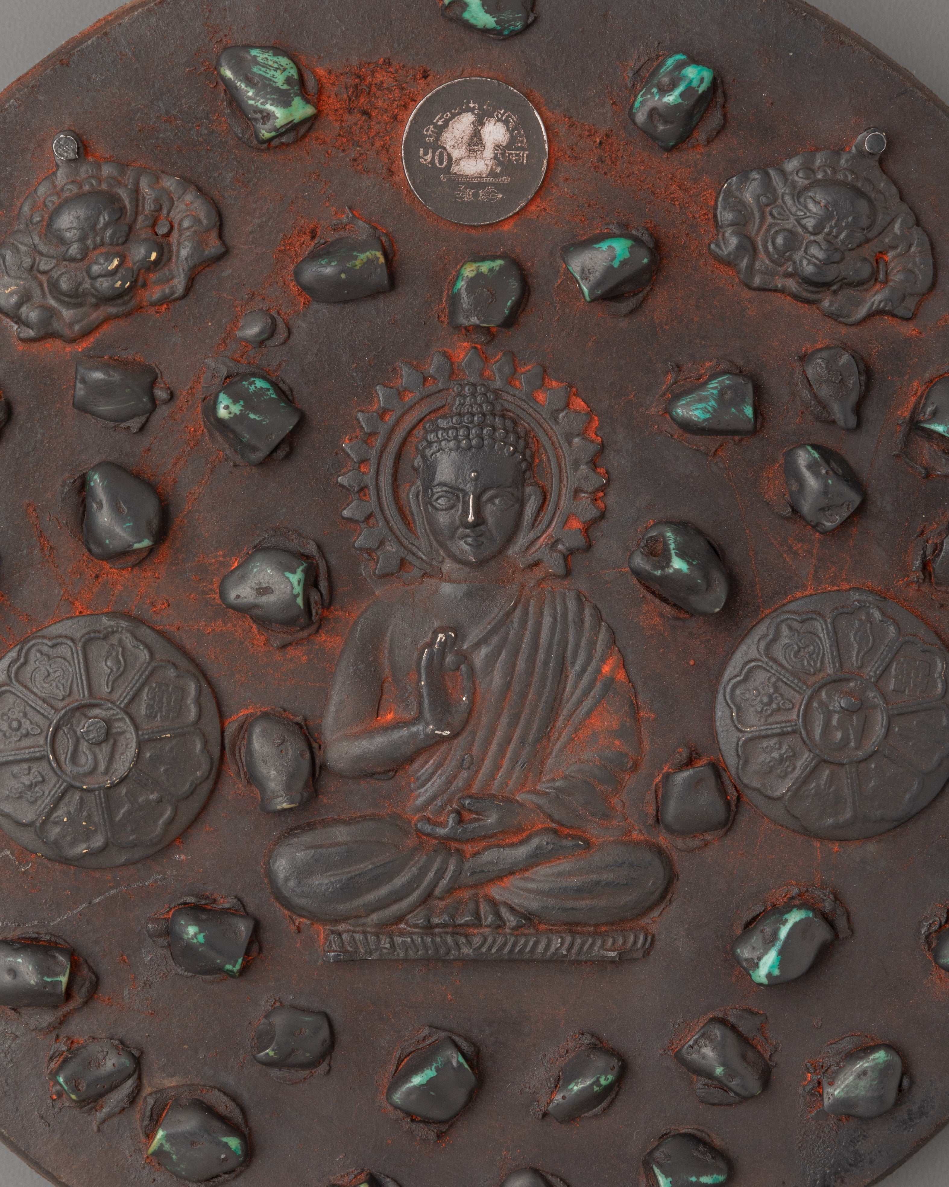 Spiritual Buddha Wall Hanging | Wooden Buddha Decor for Meditation