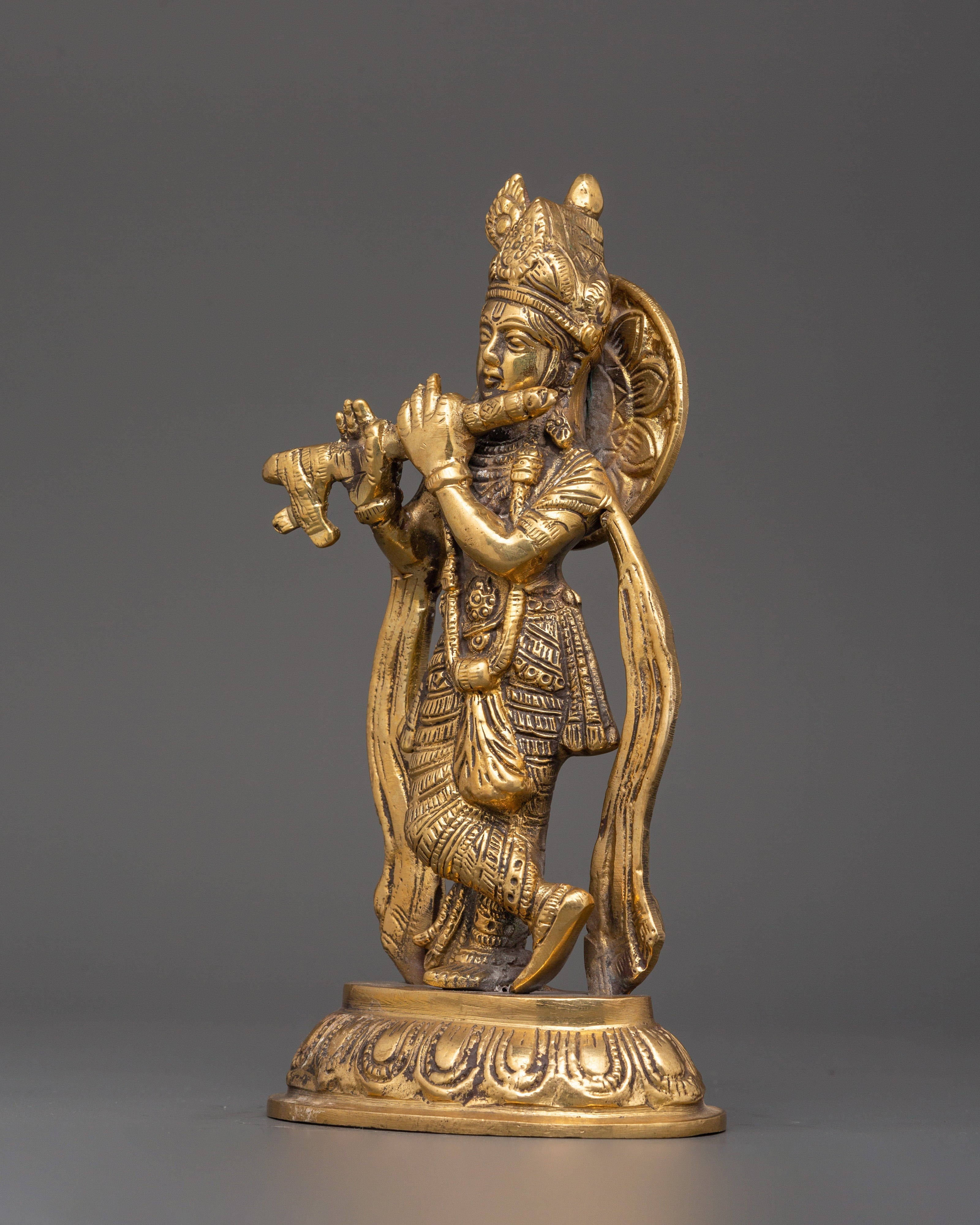 Shree Krishna Statue |  Lord of Compassion, Music, and Divine Love