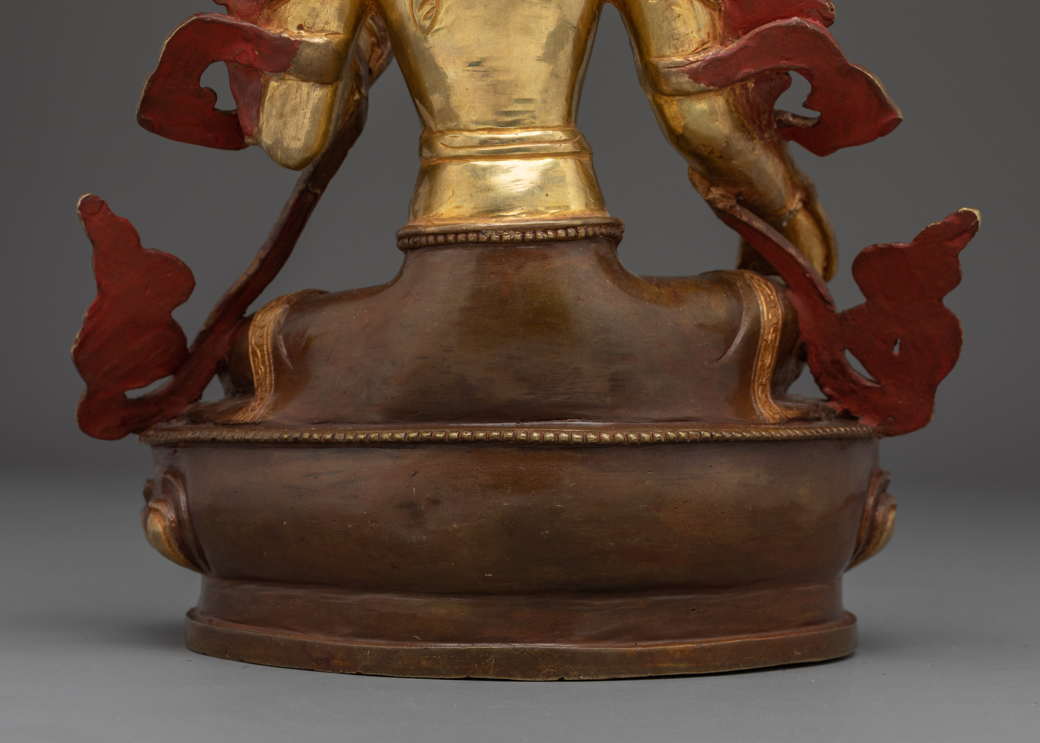 Religious Art of Green Tara | Seven Eyed Deity