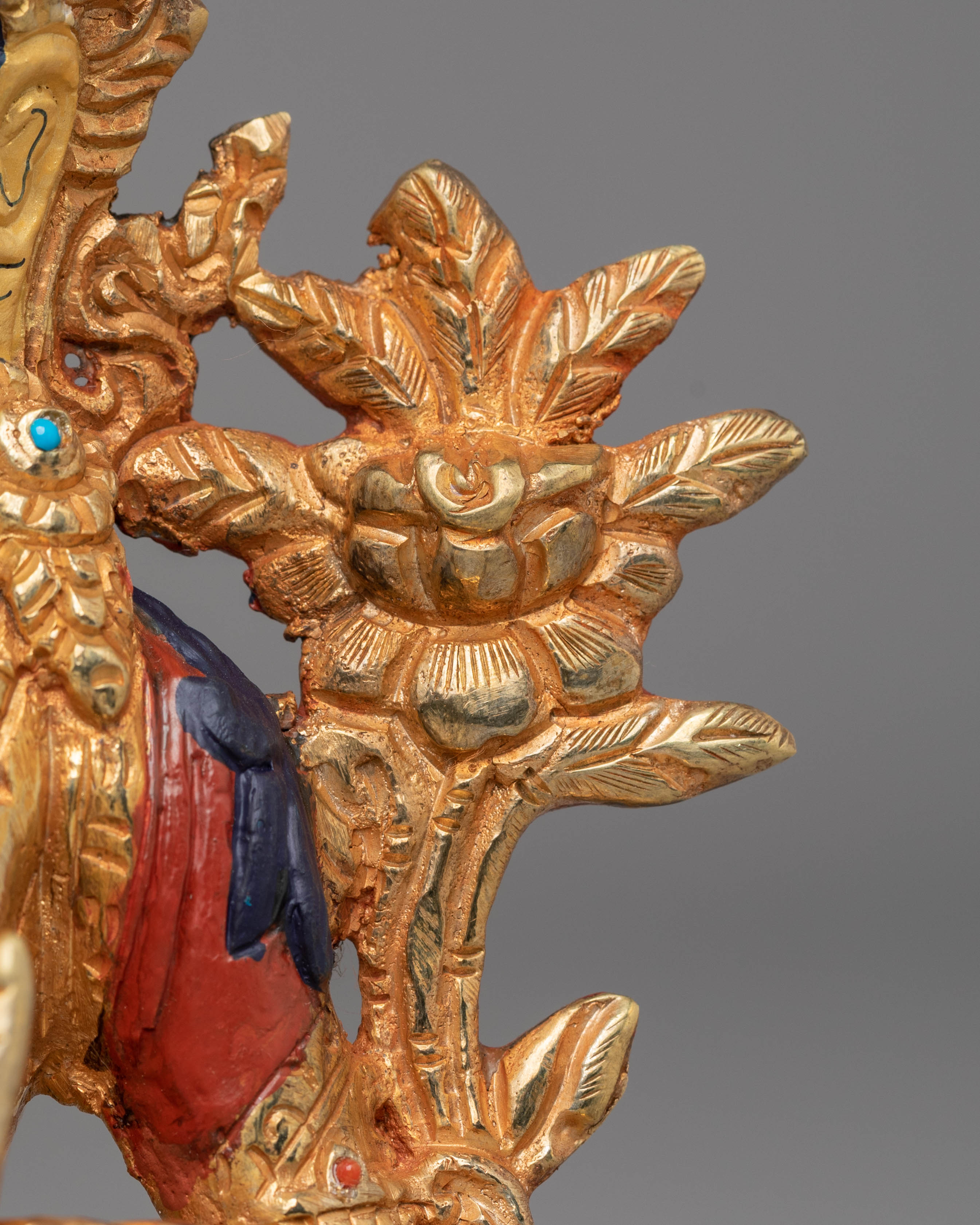 Handmade Bodhisattva Manjushri Sculpture | Wisdom Deity