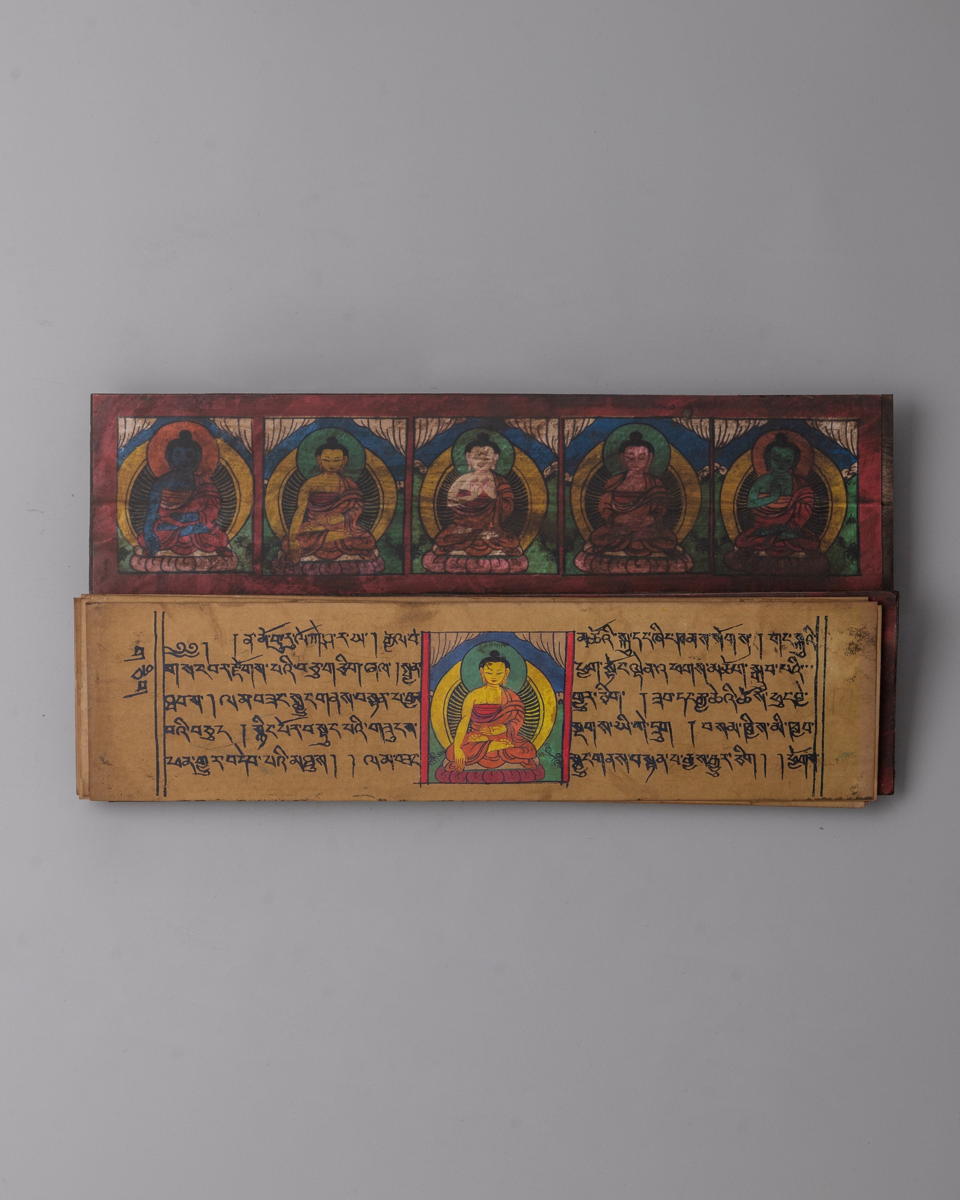 Handcrafted Tibetan Book Cover with Dragon Motif | Perfect for Spiritual Decor