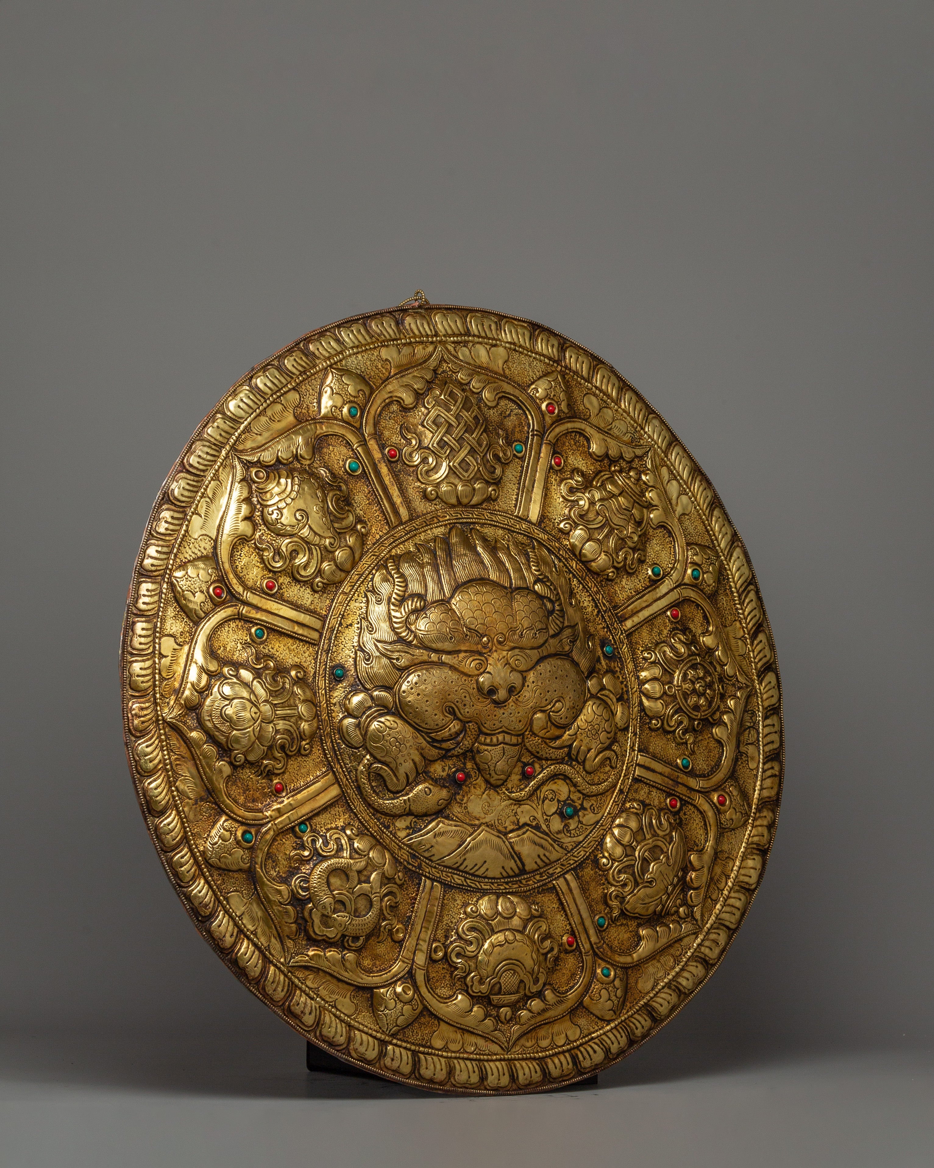 Kirtimukha Wall Hanging Mandala | Handcrafted Spiritual Kirtimukha Design