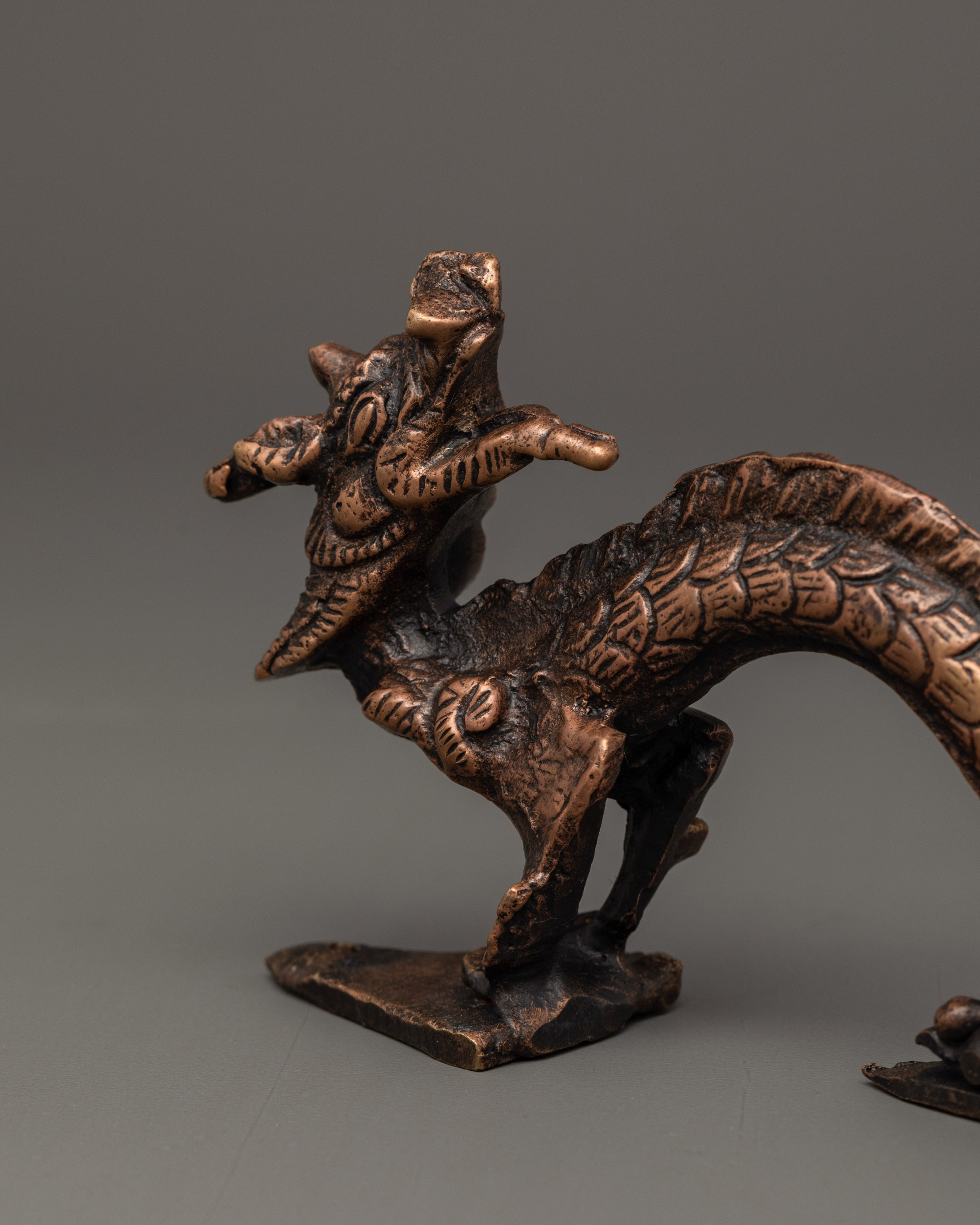 Traditional Himalayan Metal Door Handle | Handcrafted Copper Door Ornament