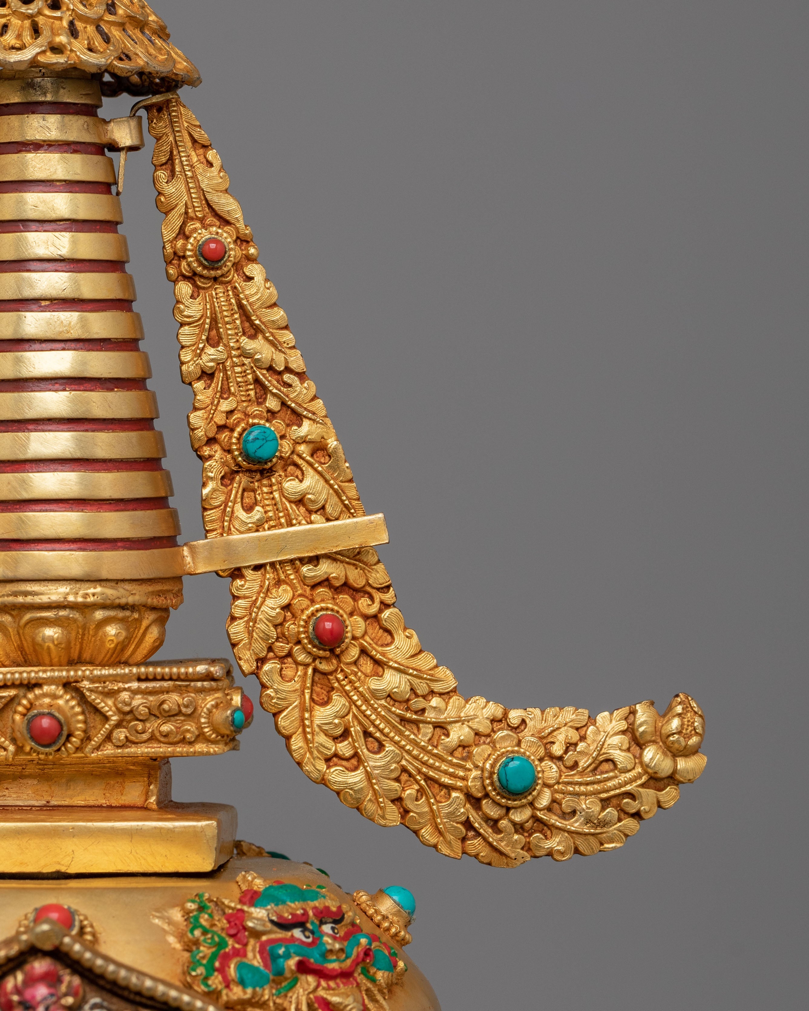 Handcrafted Traditional Tibetan Stupa | Himalayan Spiritual Decor