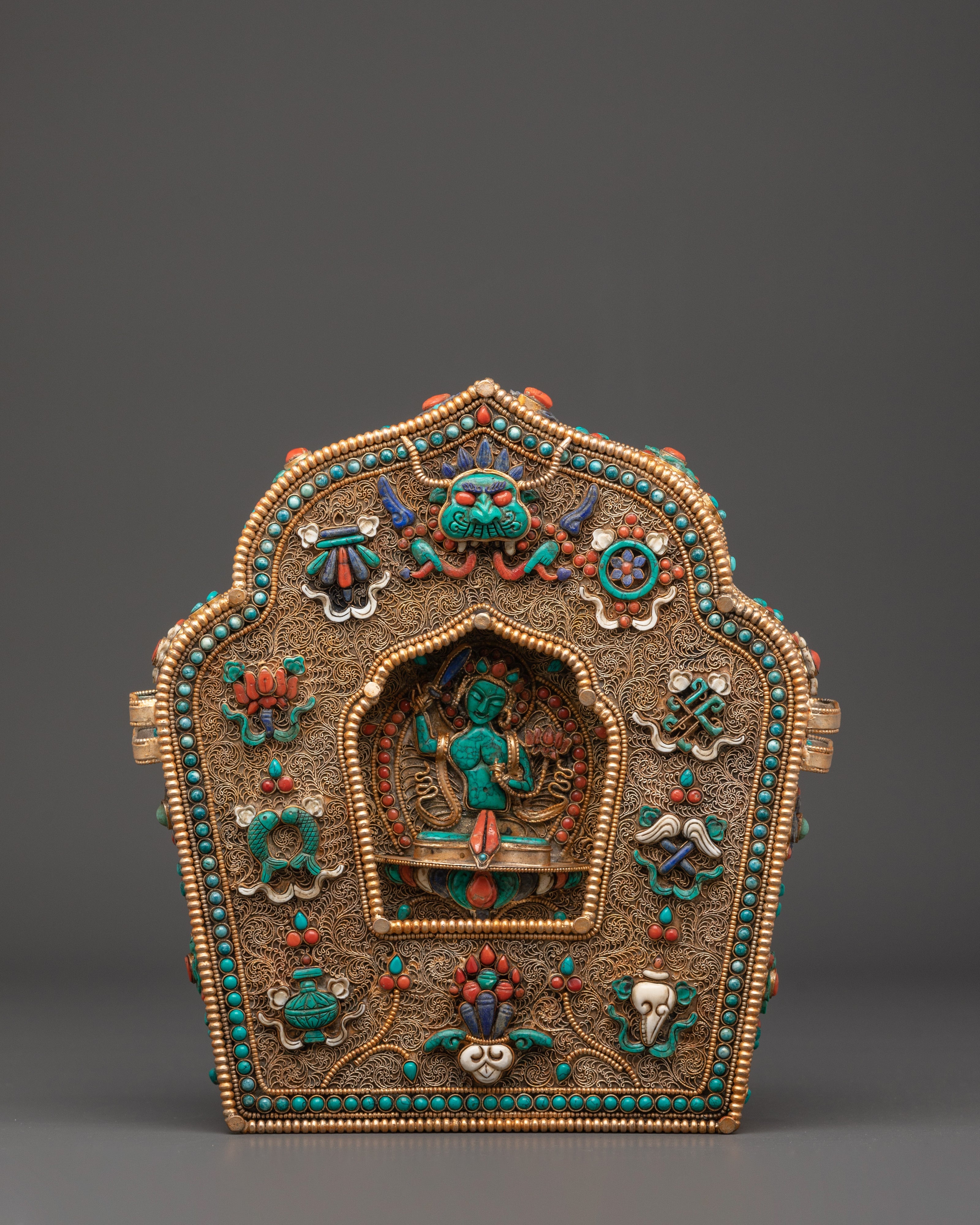 Ghau Box With Manjushri | 