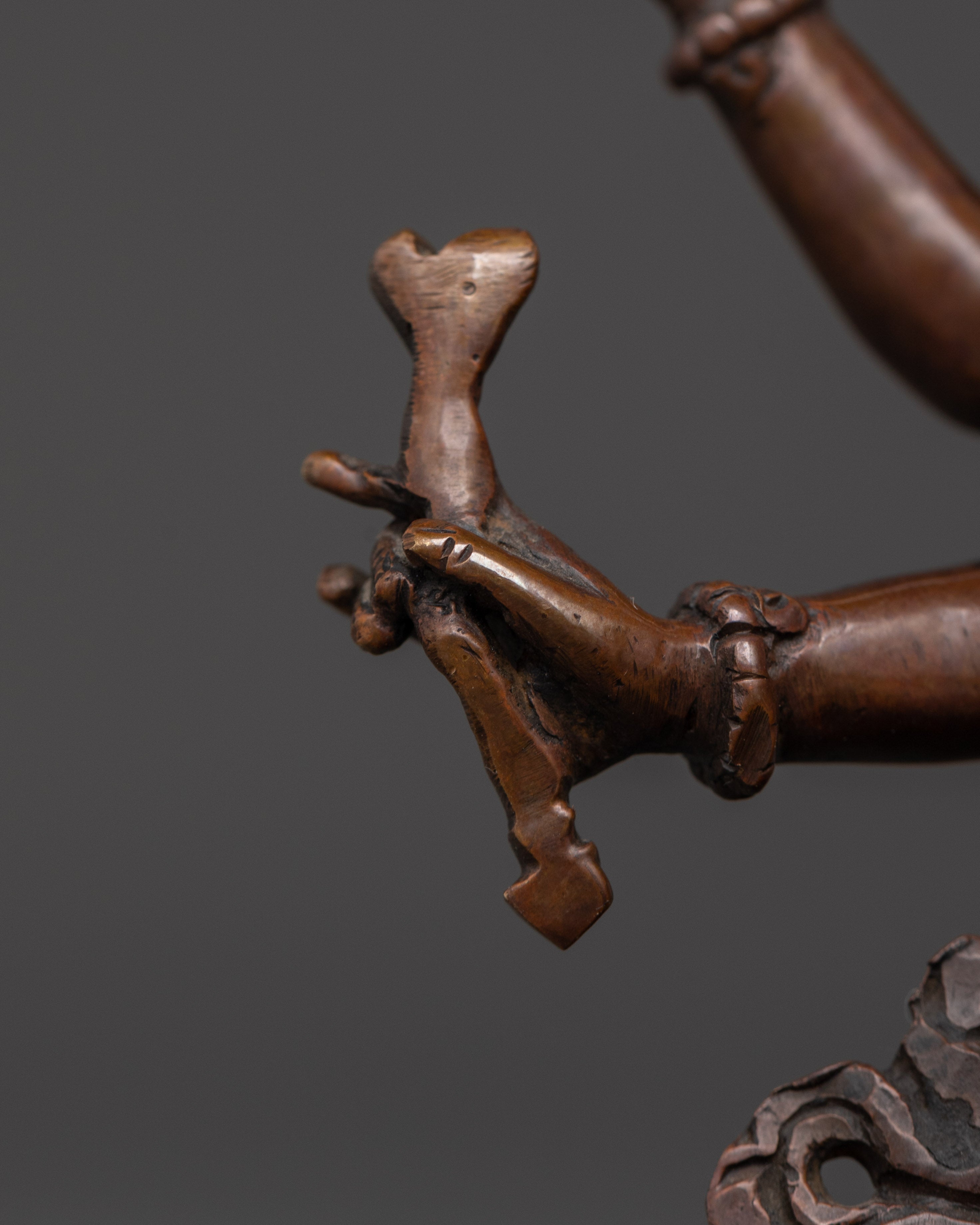 Copper Oxidized Namgyalma Statue | Tibetan Buddhist Deity Statue