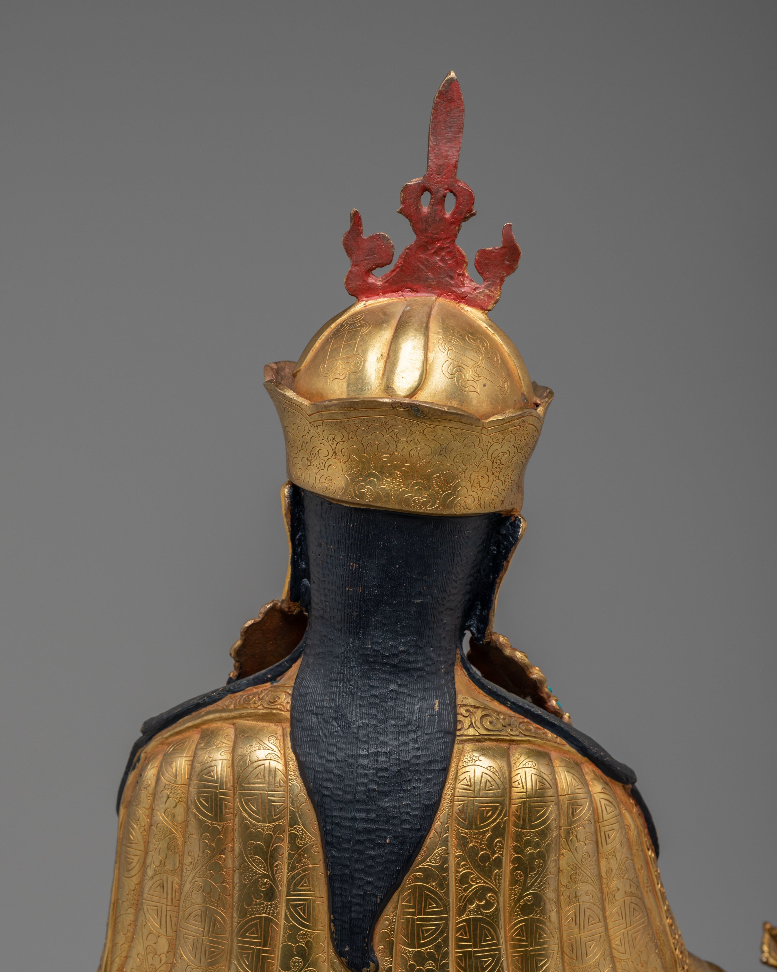 Lotus Born Guru Rinpoche Statue | Tibetan Buddhist Padmasambhava Sculpture