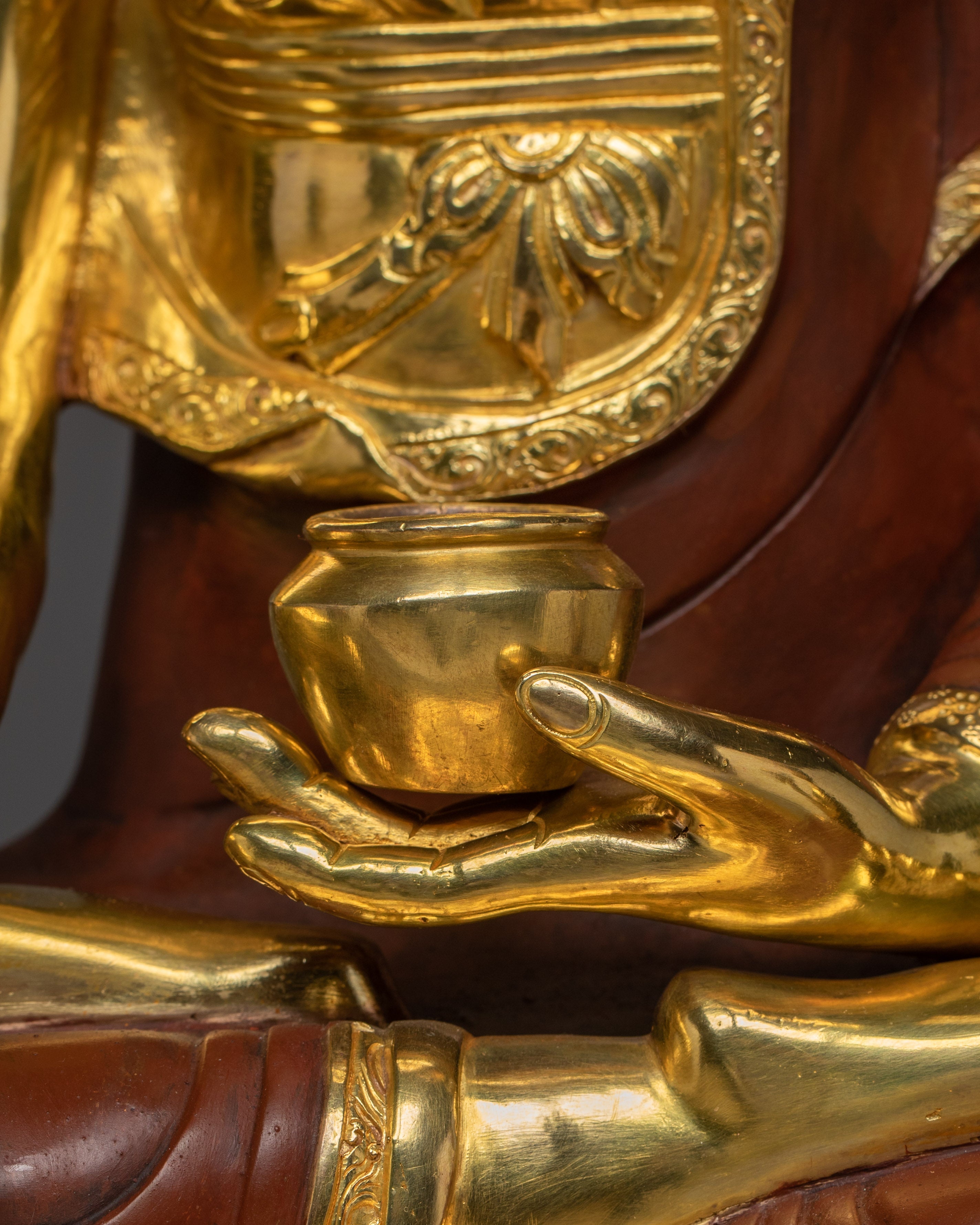 Authentic Tibetan Shakyamuni Buddha Statue | Sacred Buddhist Art