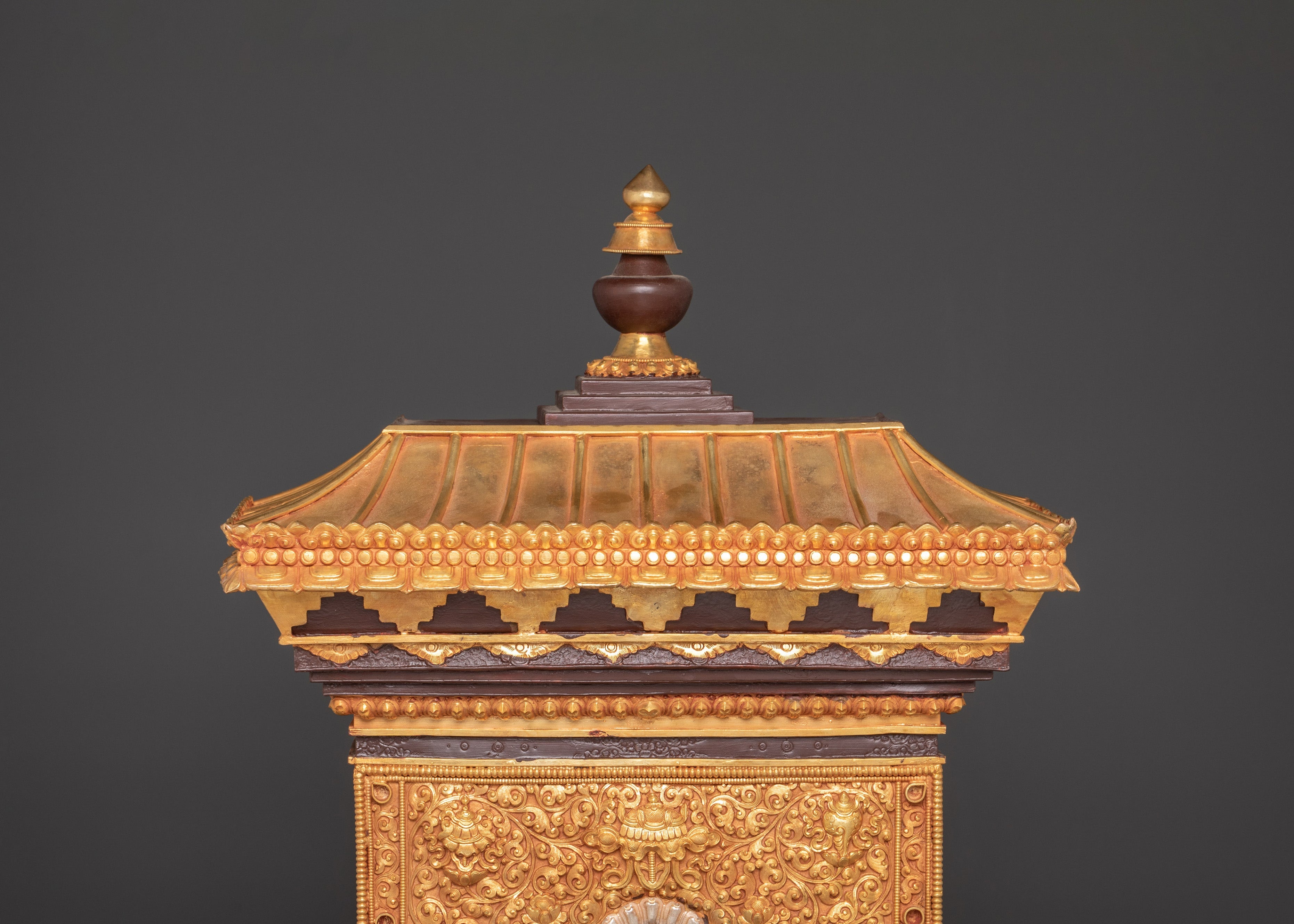 Buddhist Shrine Ghau Box | Kalachakra Altar Reliquary