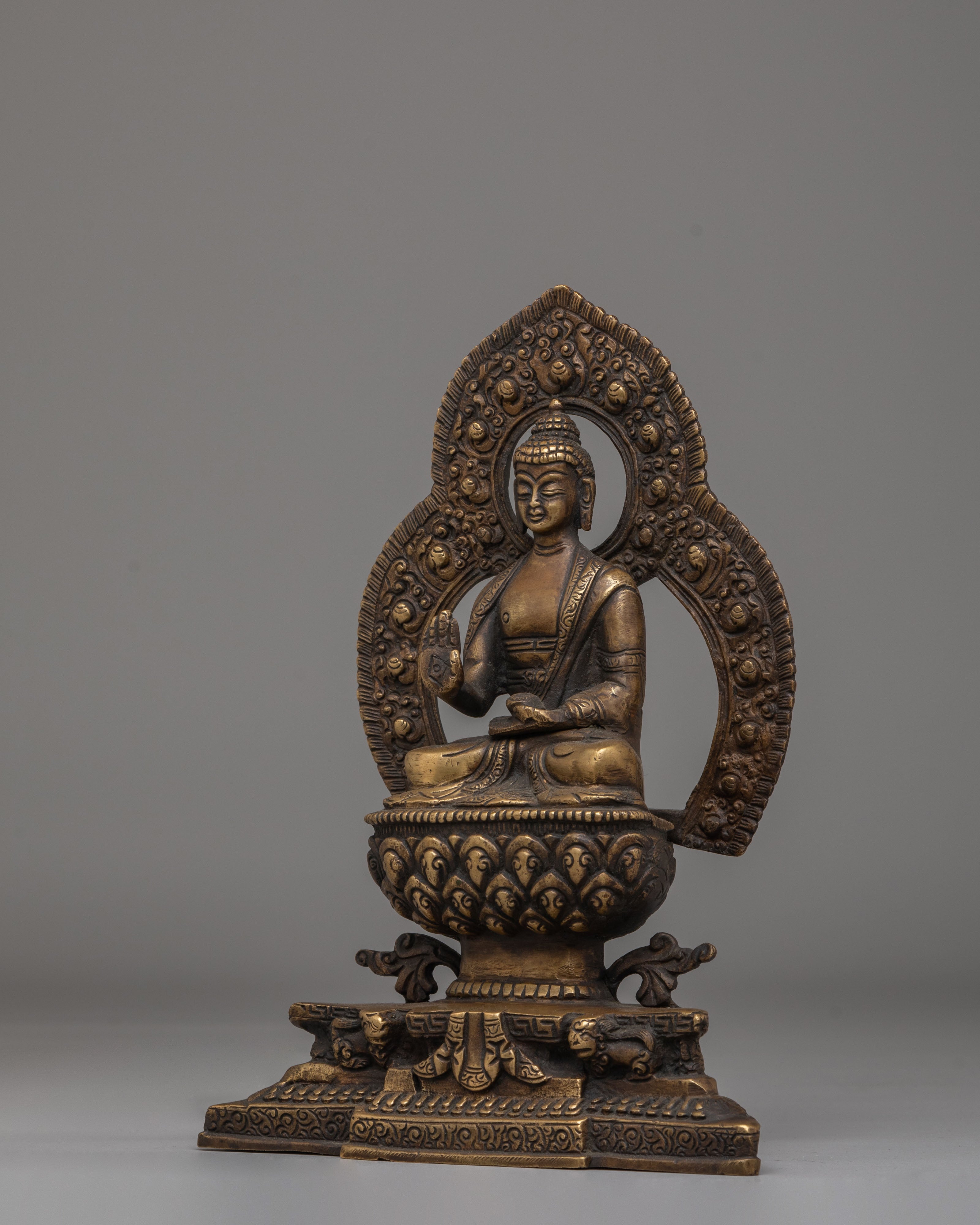 Amogasiddhi Buddha Meditation Statue | A Symbol of Fearlessness & Spiritual Strength