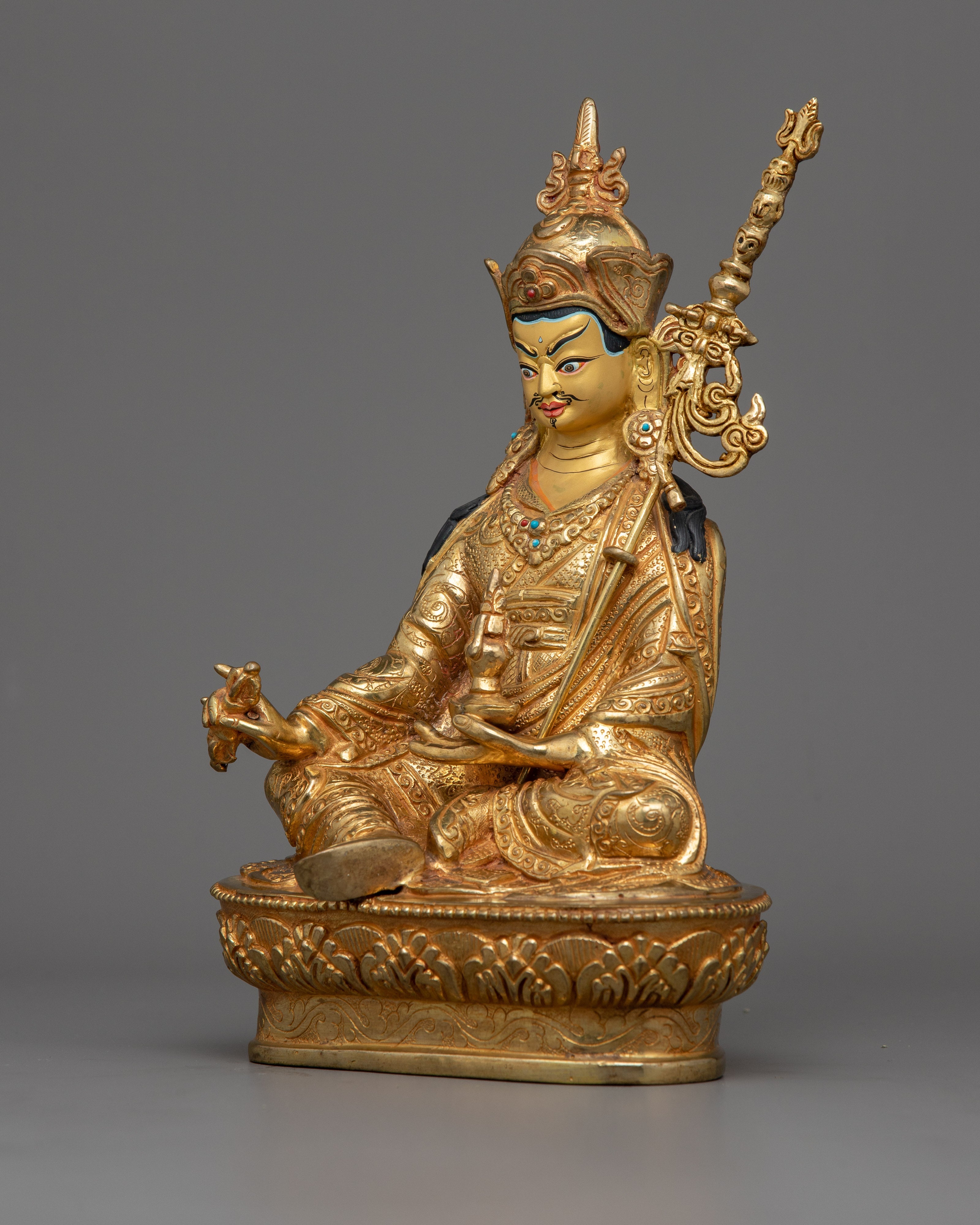 Guru Rinpoche Statue 9 Inch | Second Buddha Who Taught Vajrayana in Tibet