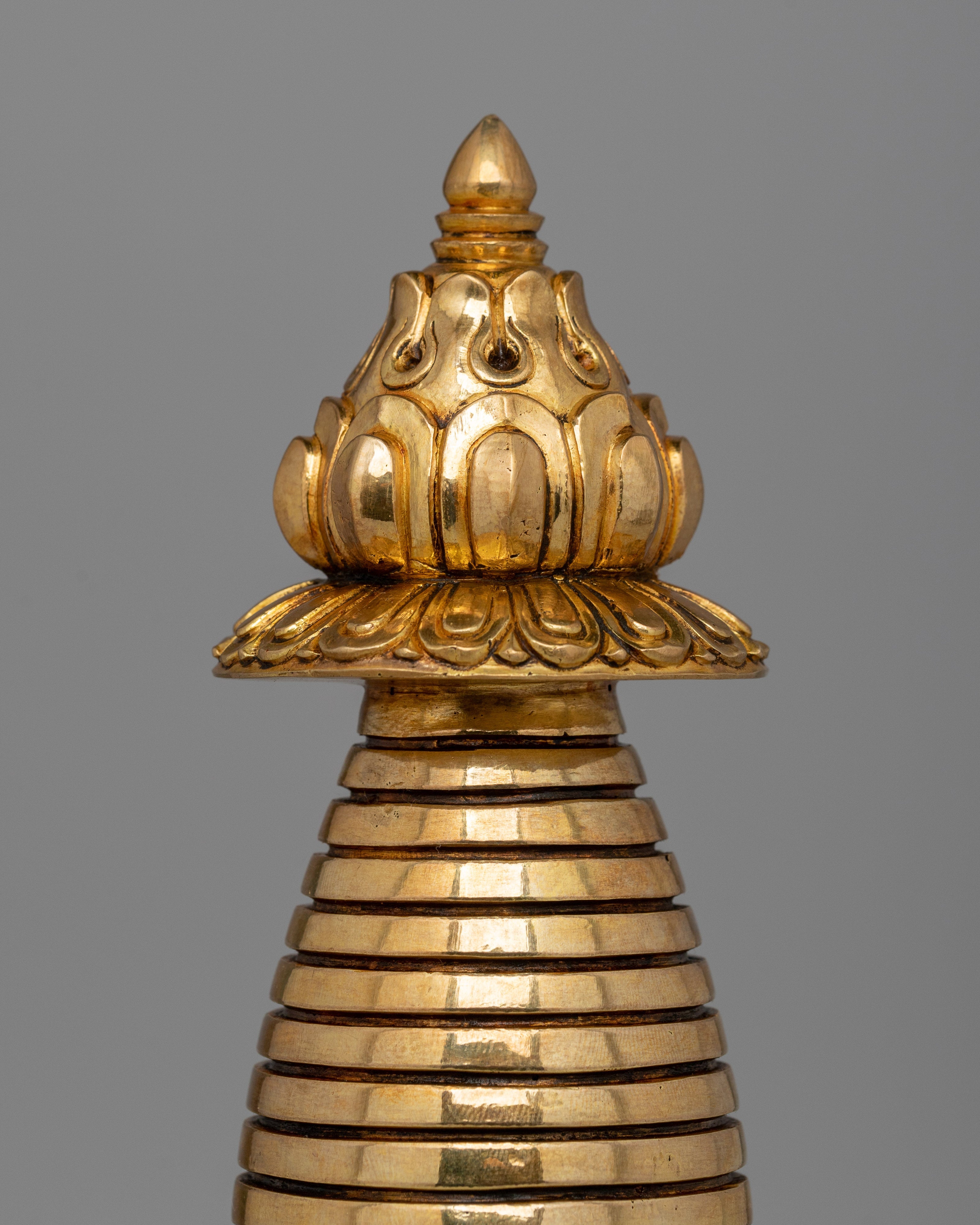 Traditional Tibetan Kadampa Chaitya Stupa | Spiritual Decor for Meditation Altar