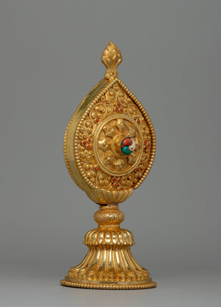 Dharma Wheel and Deer Set | Sacred Symbol of Dharma