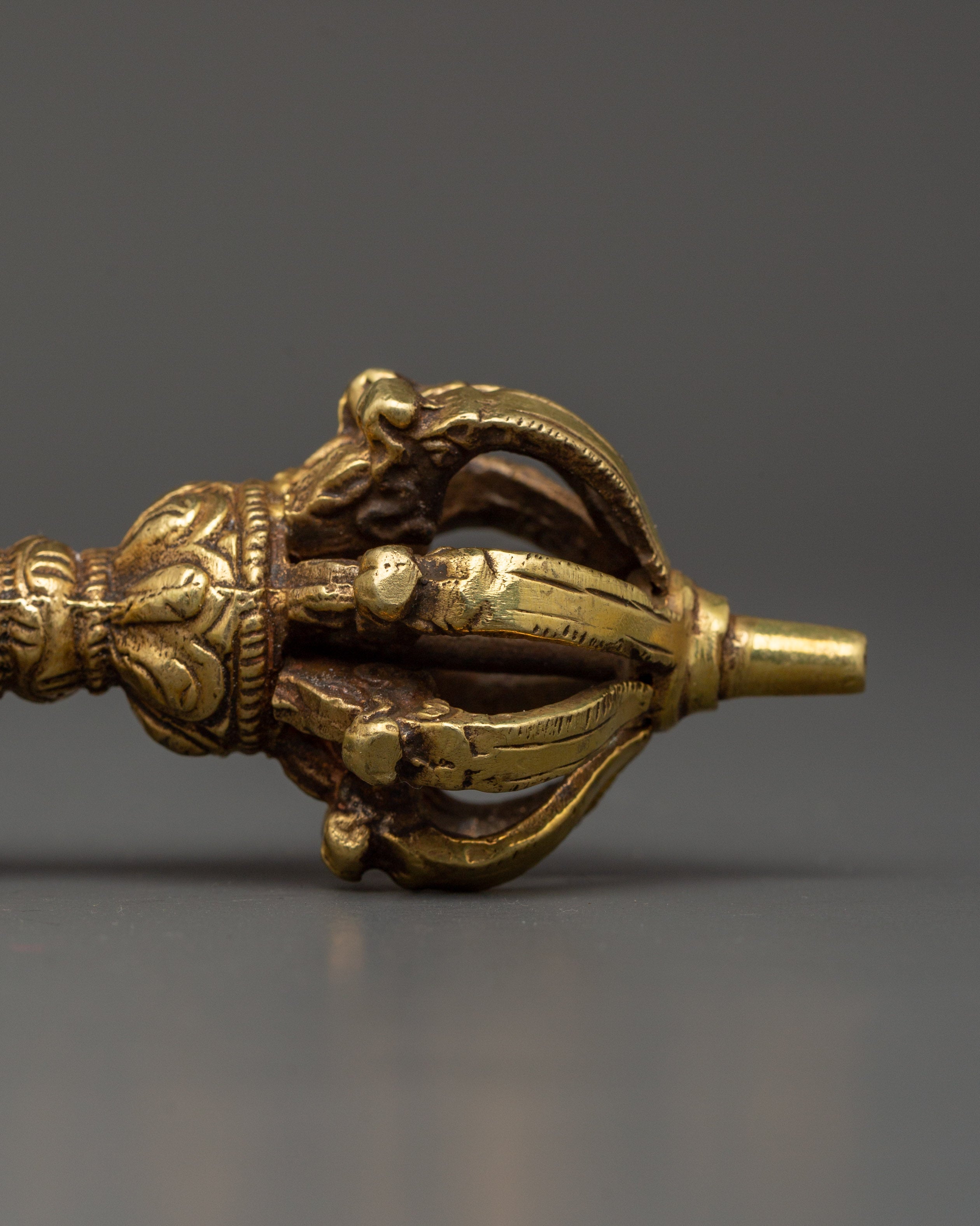 Bell-Vajra Sacred Ceremonial Set | Brass and Bronze Tibetan Ritual Tools