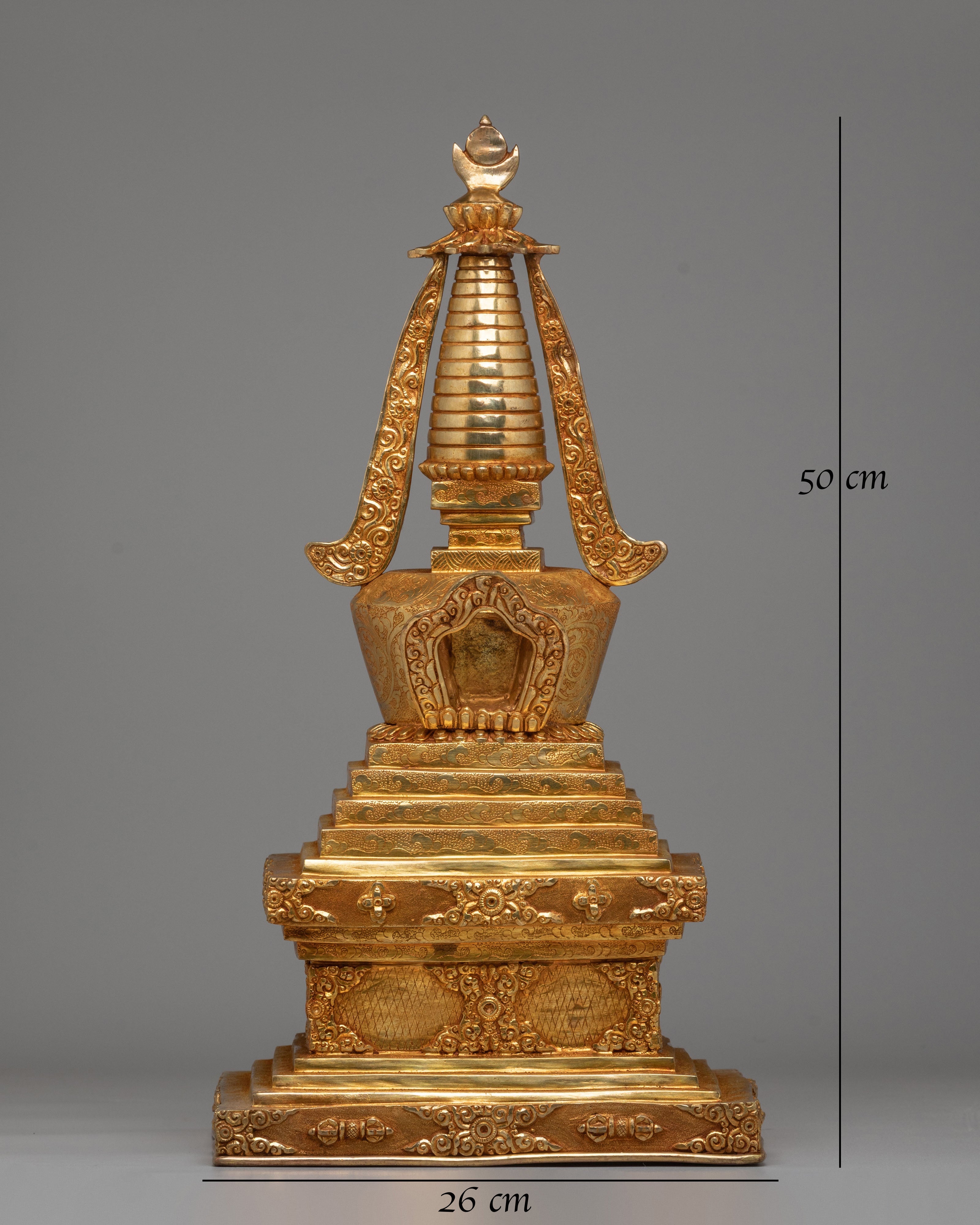 Handmade Buddhist Stupa for Peace | Symbol of Enlightenment