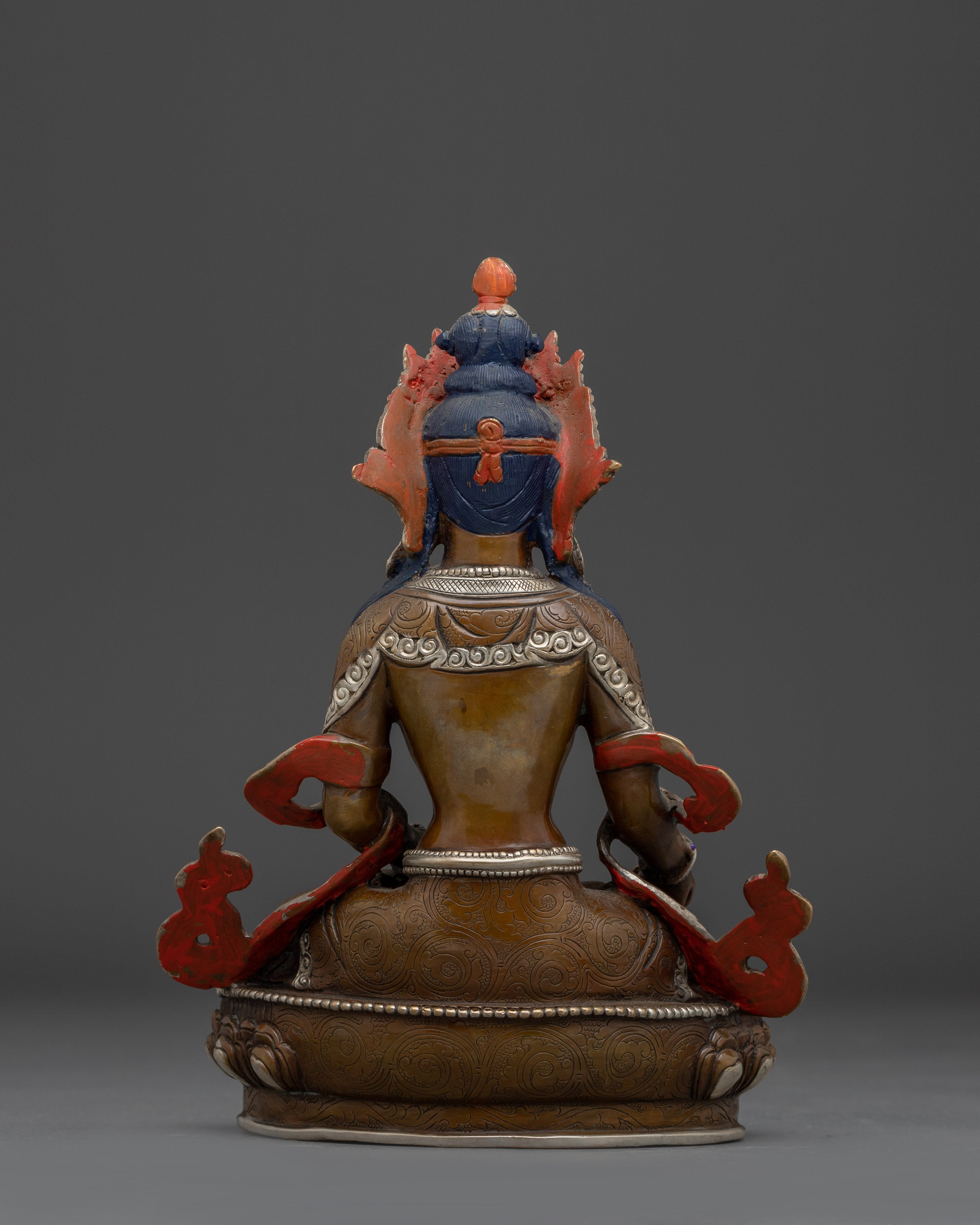 Sacred Amitayus Sculpture | Buddha of Long Life for Altar and Meditation Space