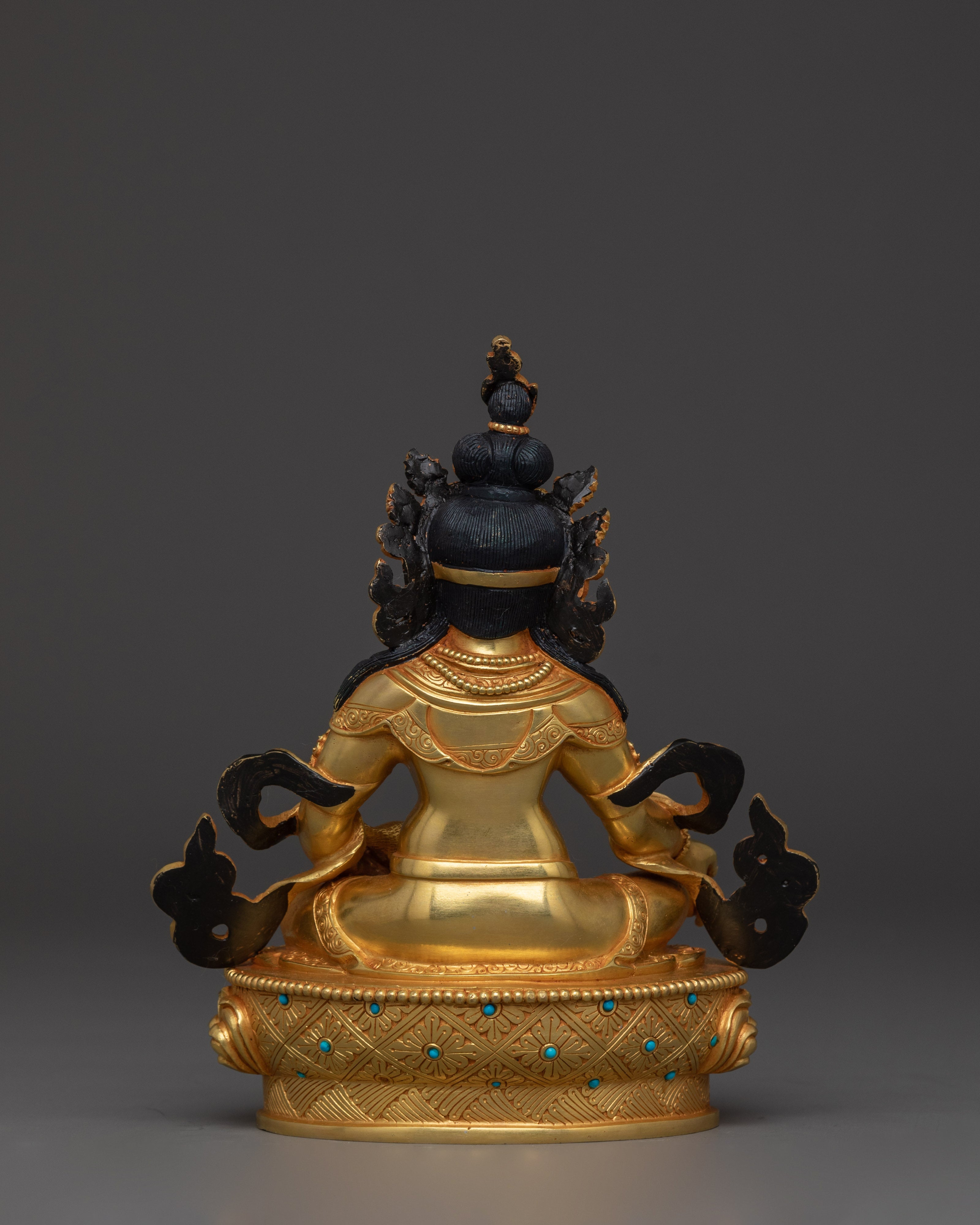 Spiritual Wealth Guardian Dzambhala Statue | Handcrafted Nepalese Art
