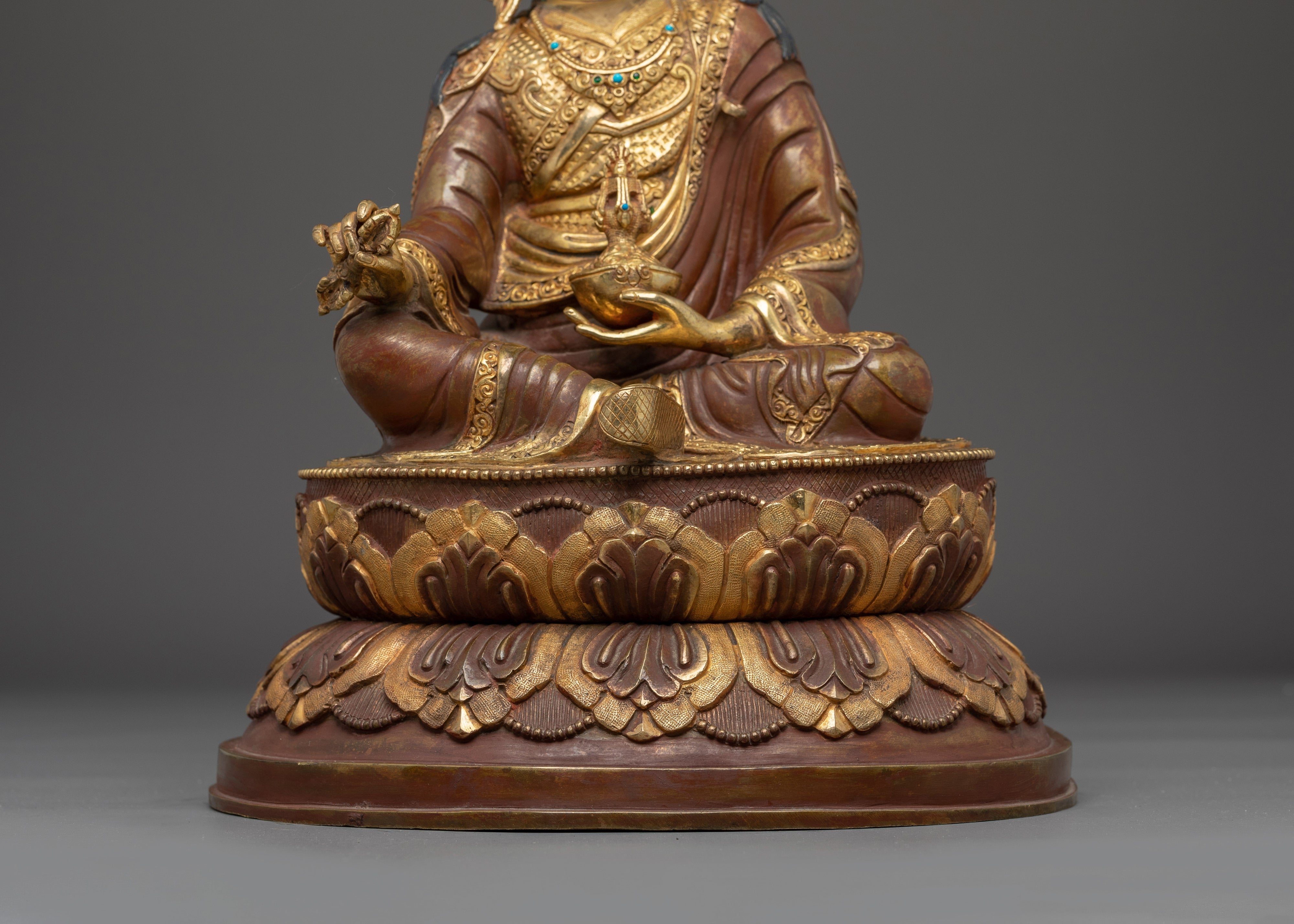 Handmade Statue of Guru Rinpoche | Buddhist Precious Guru