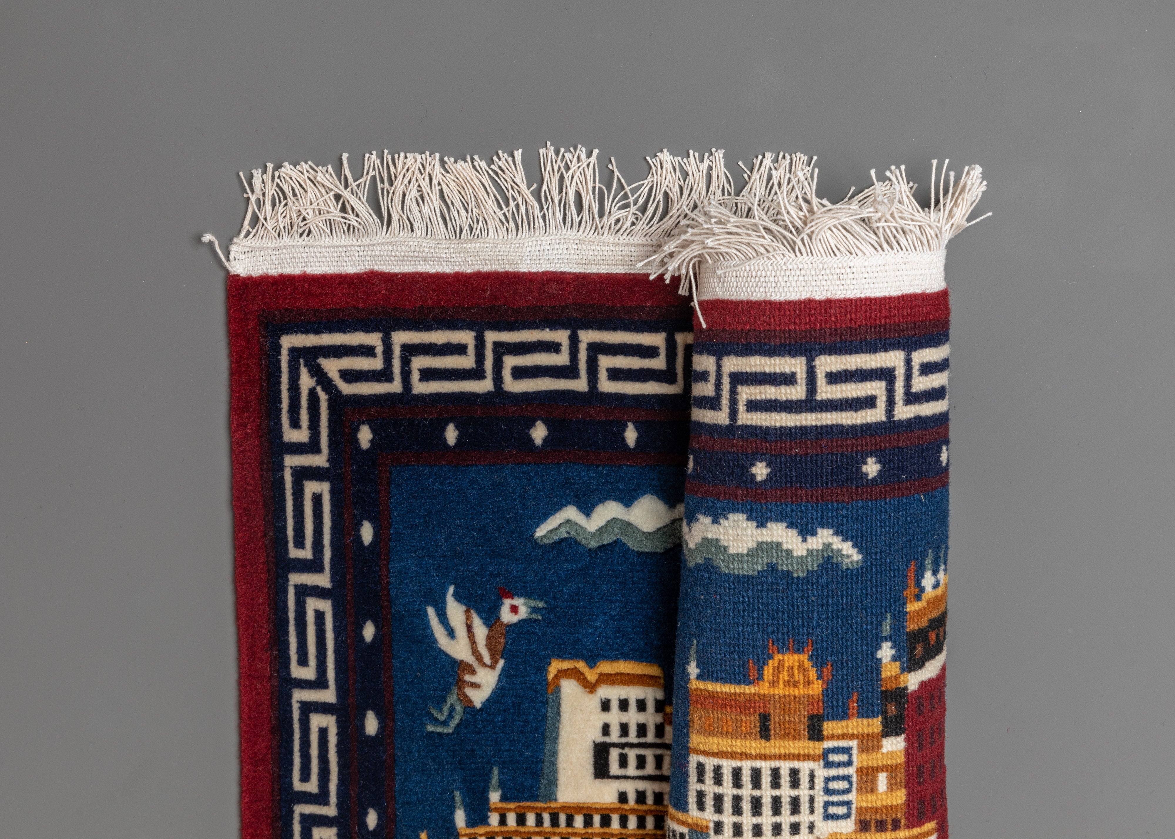 Potala Palace Woven Rug | Tibetan Rug For Home Decor