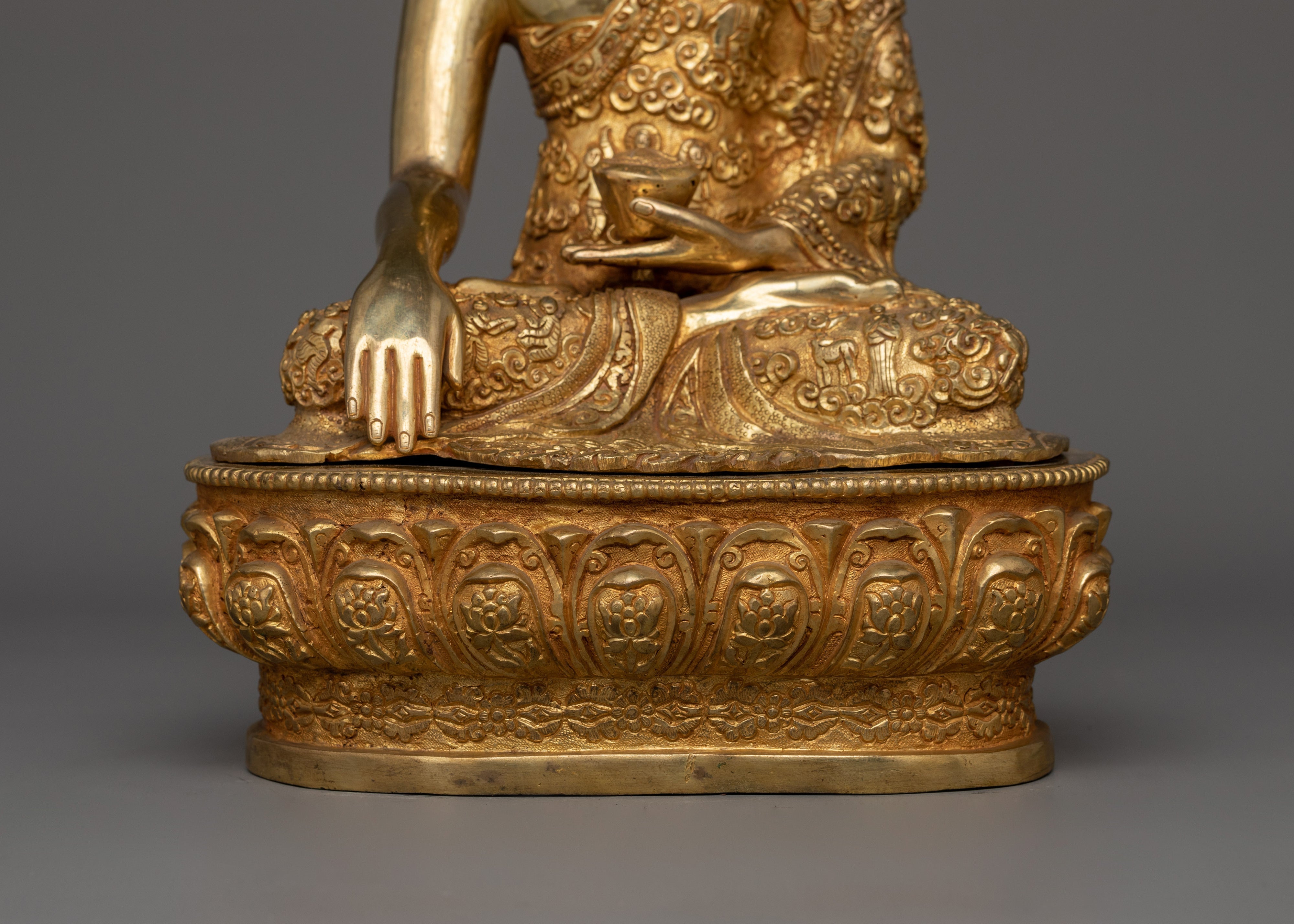 Golden Shakyamuni Buddha Statue | Also known as the First Buddha