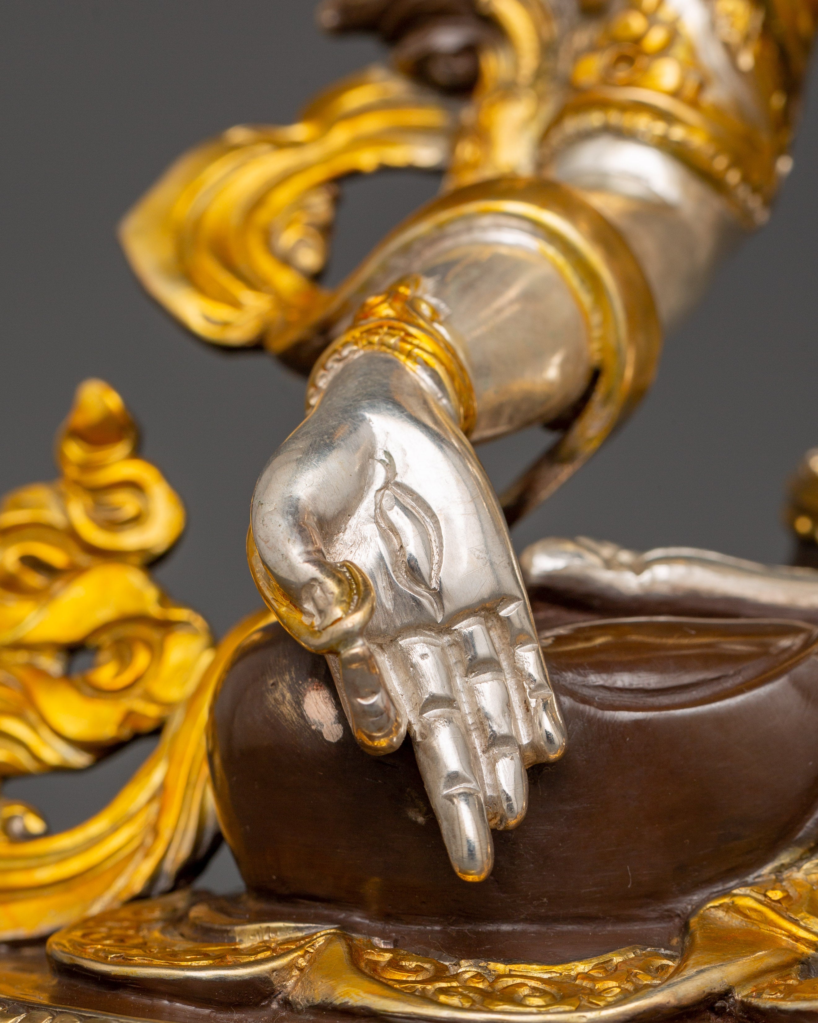 Silver Plated White Tara Statue | The Goddess of Healing