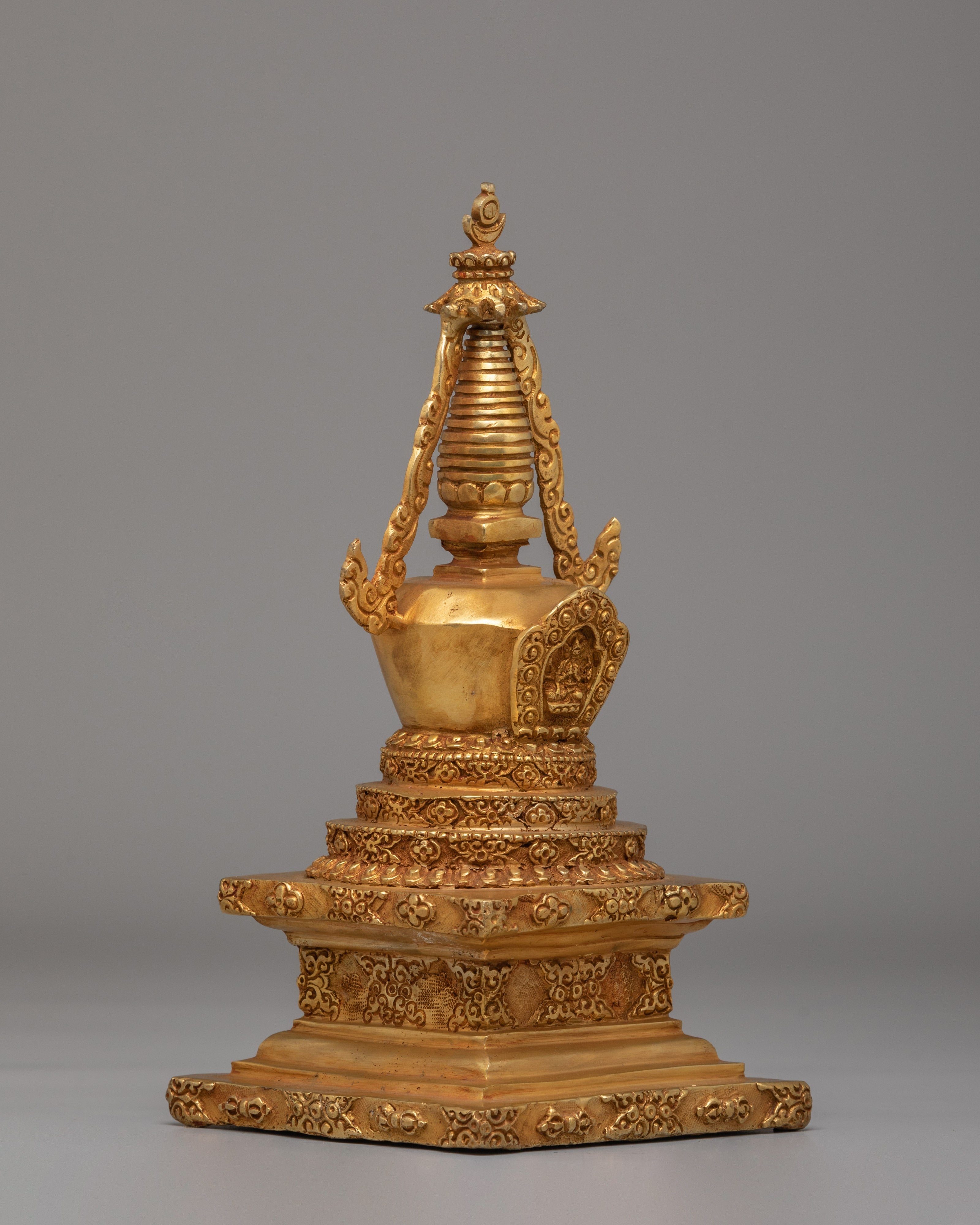 Handmade Stupa for Rituals | Tibetan Buddhist Altar Decor