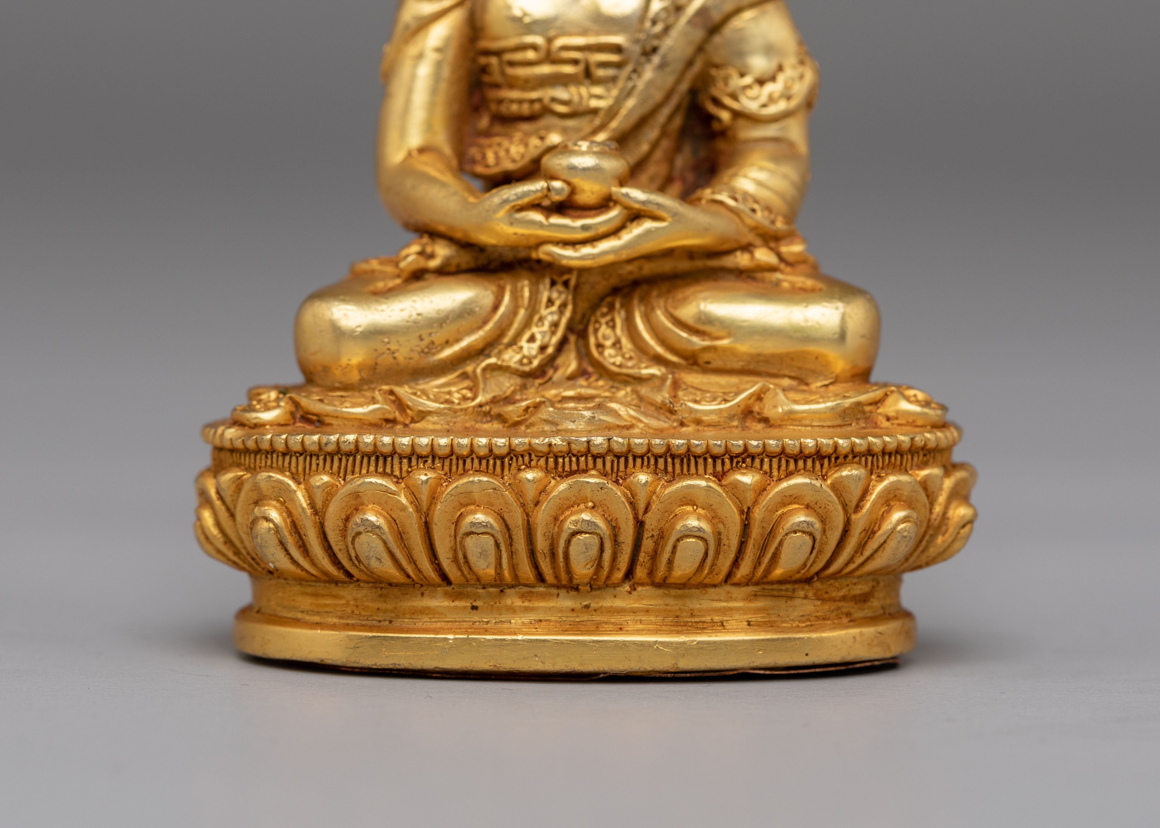 Handcrafted Two Buddha Set | Shakyamuni & Amitabha Buddha Figurines