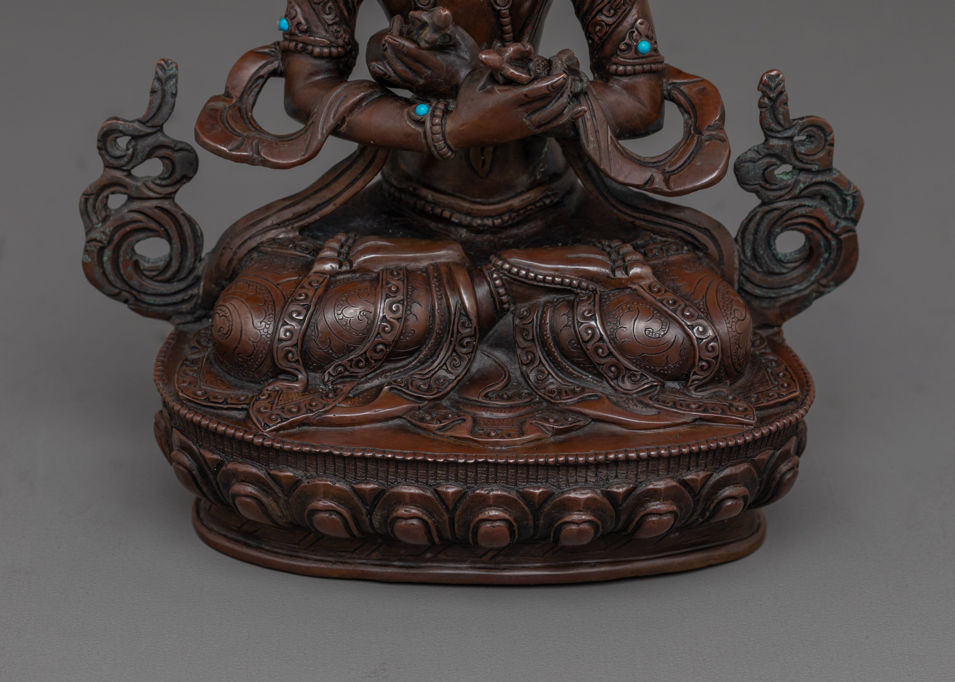 5.7 Inches Vajradhara Statue  |The Primordial Buddha of Ultimate Truth