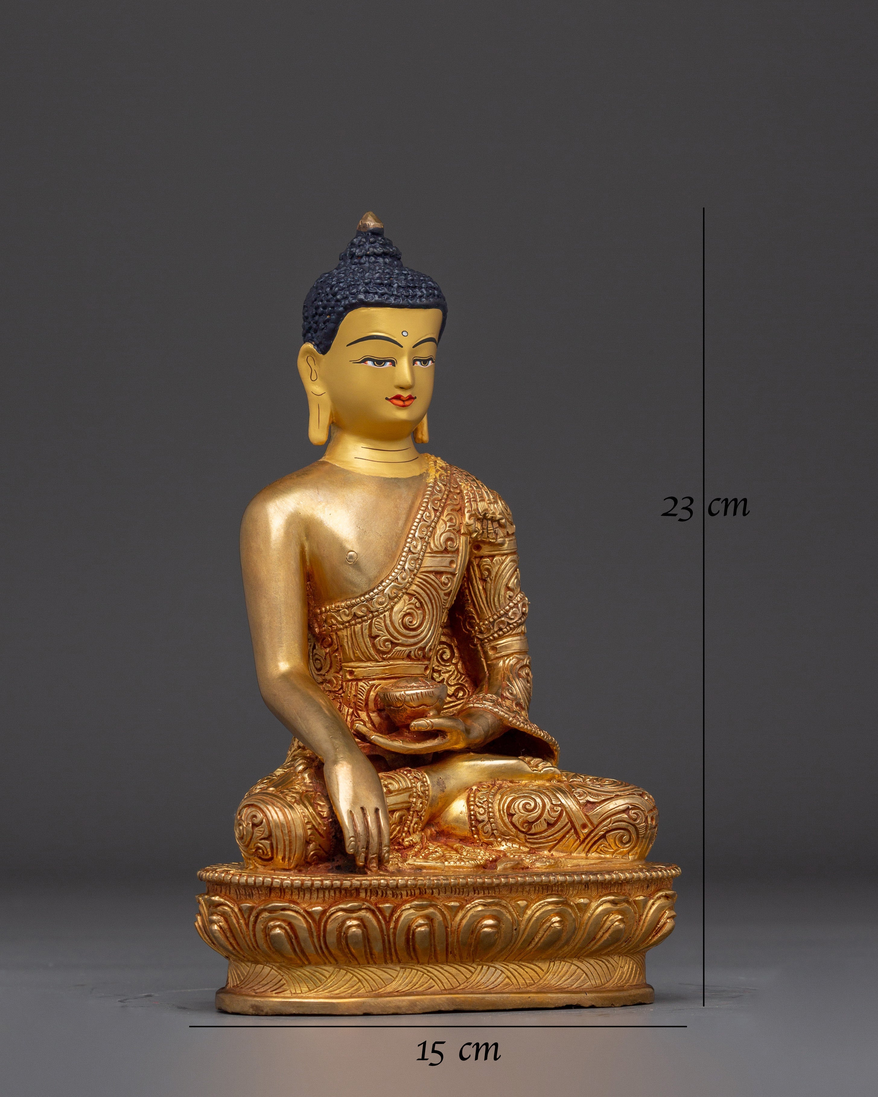 Handmade Serene Shakyamuni Buddha Artwork