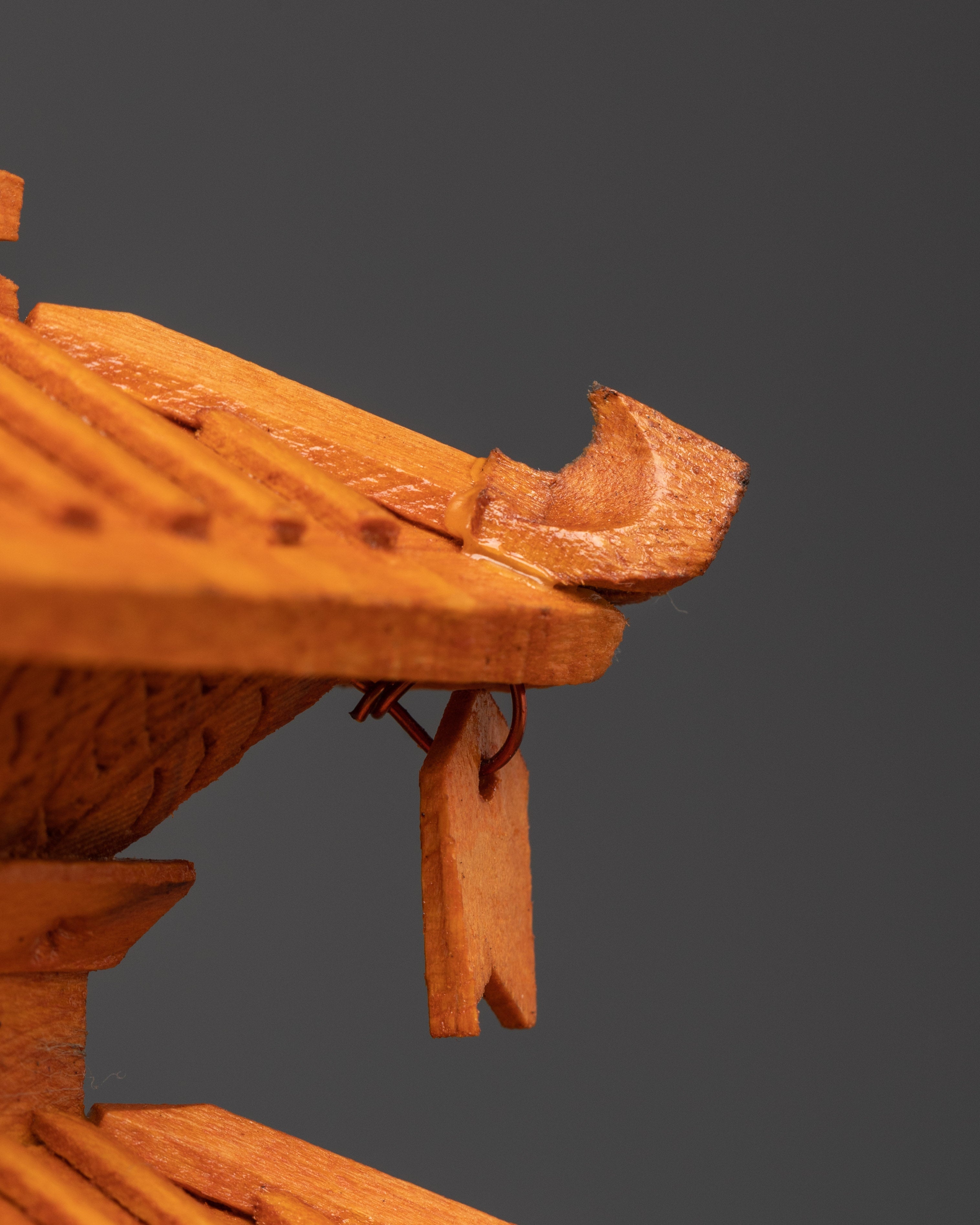 Wooden Buddhist Religious Stupa | For Ritual Use