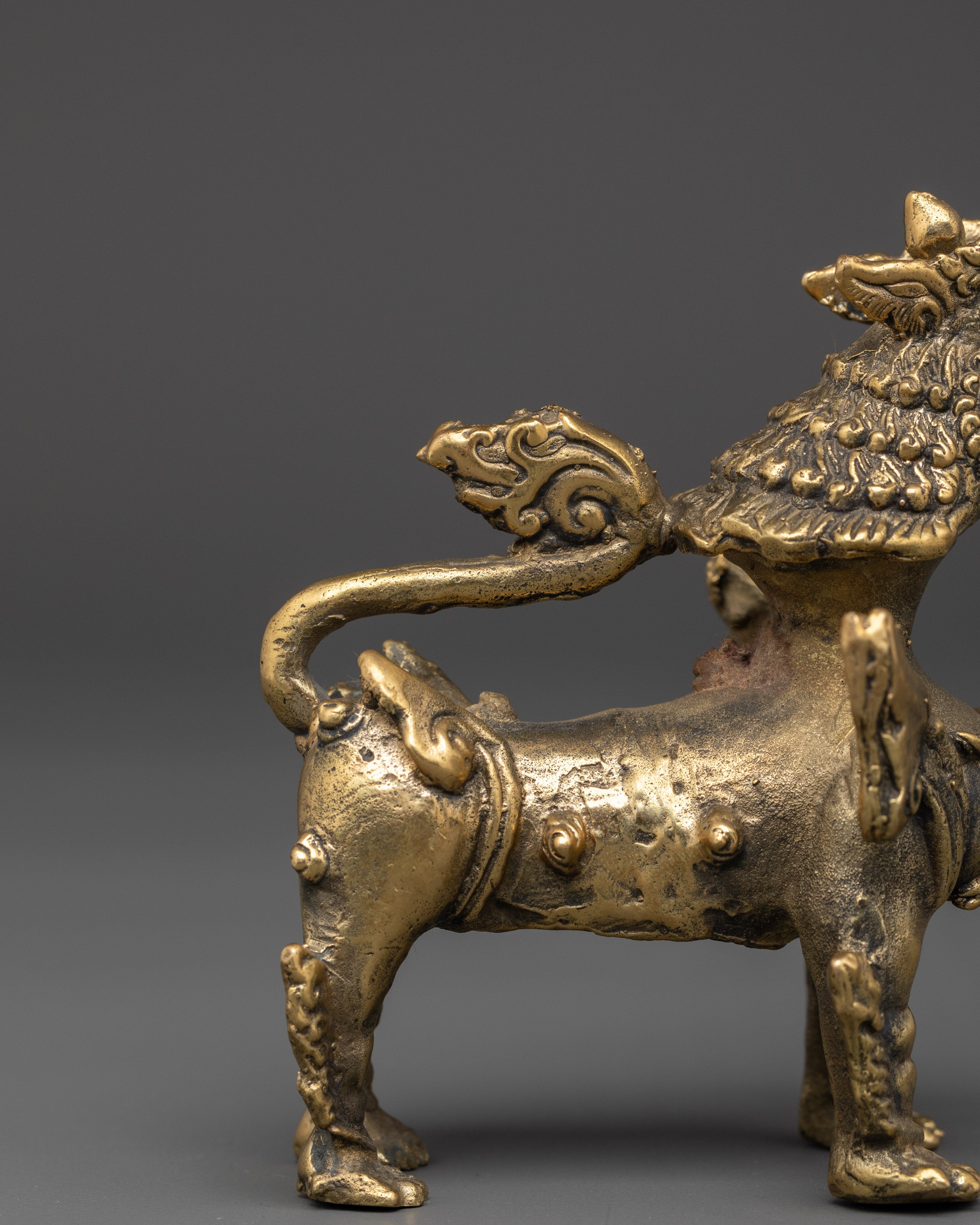 Handcrafted Brass Lion Set | Symbol of Strength and Protection