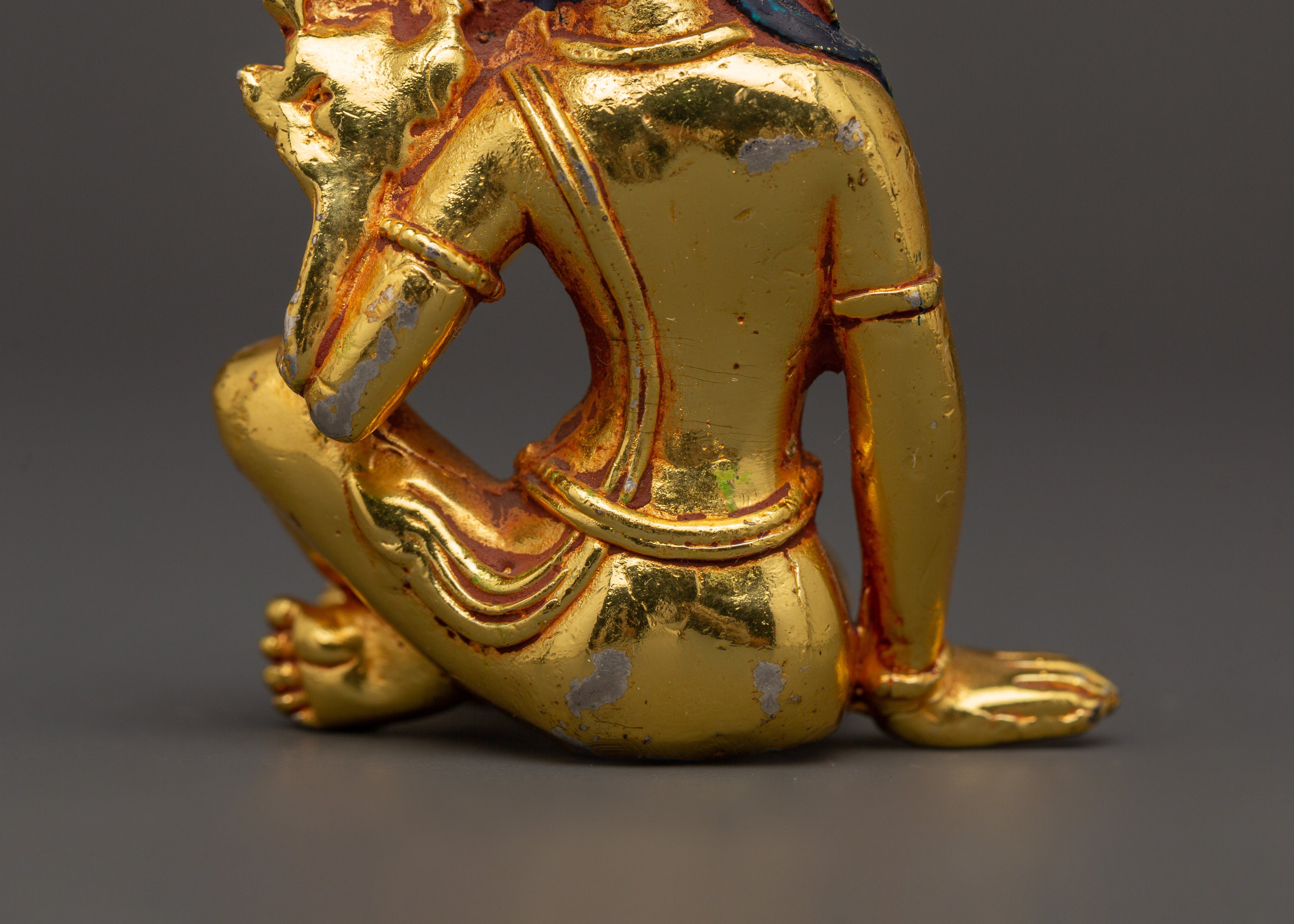 Gold Plated Parvati Statue | Goddess for Altar