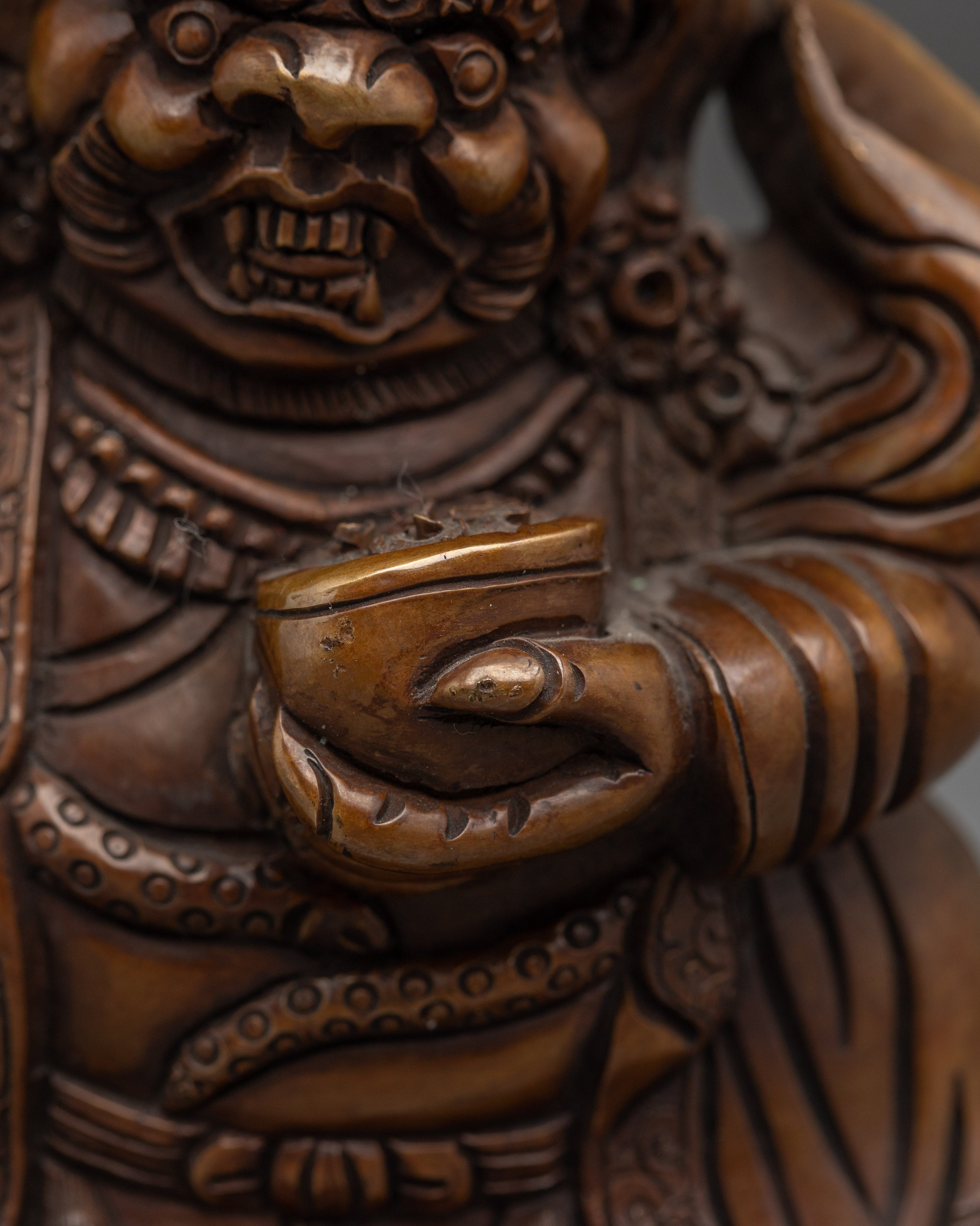 Mini Mahakala Bernagchen Statue | Protetcor from the Evil Forces