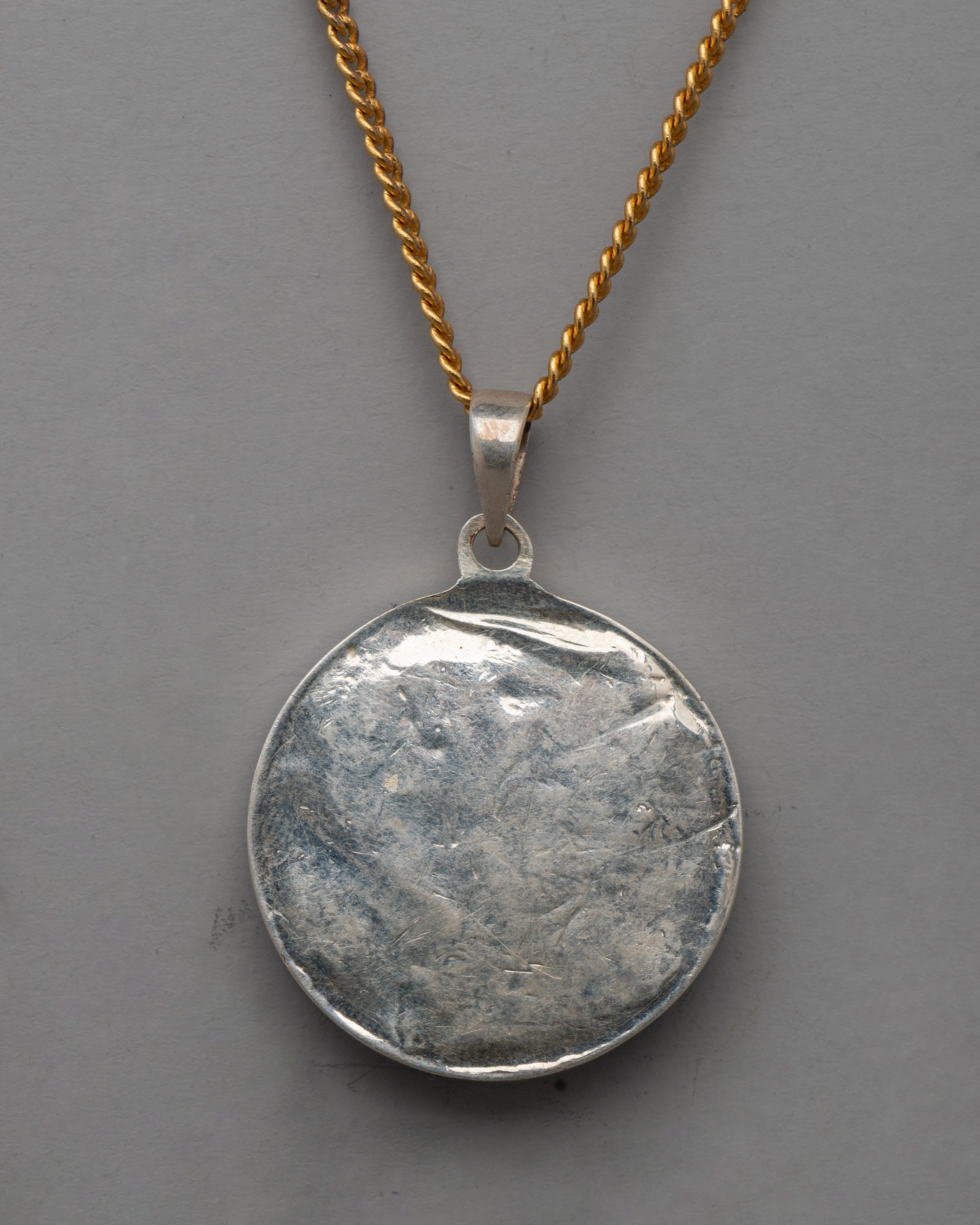 Sacred Buddhist Mantra Locket | Spiritual Amulet for Protection and Devotion