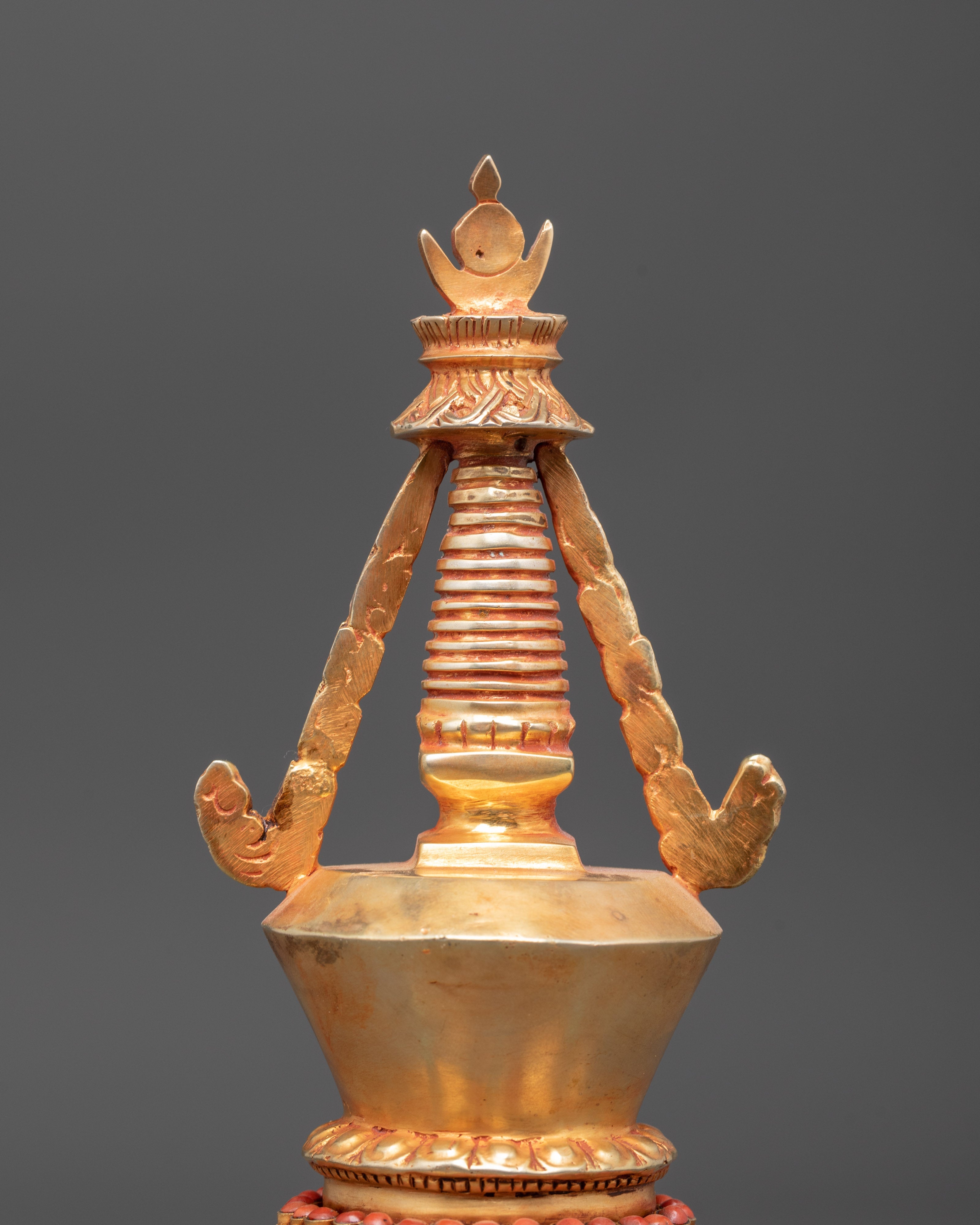Golden Stupa for Ceremonies | Path to Enlightenment