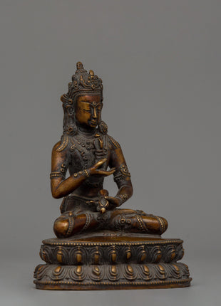 Handcrafted Vajrasattva Statue | Tibetan Buddhist Deity