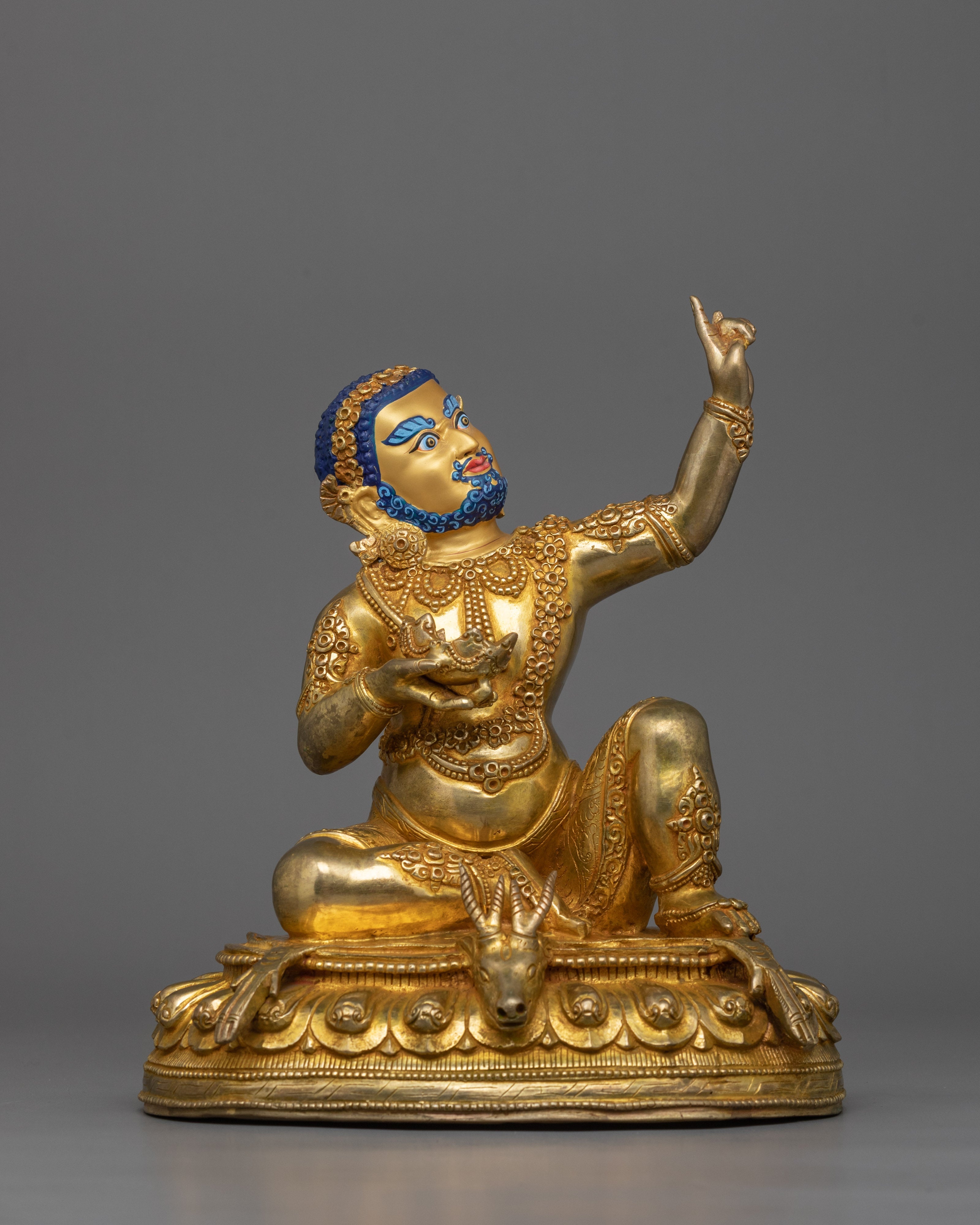 Handcrafted Virupa Mahasiddha Figurine