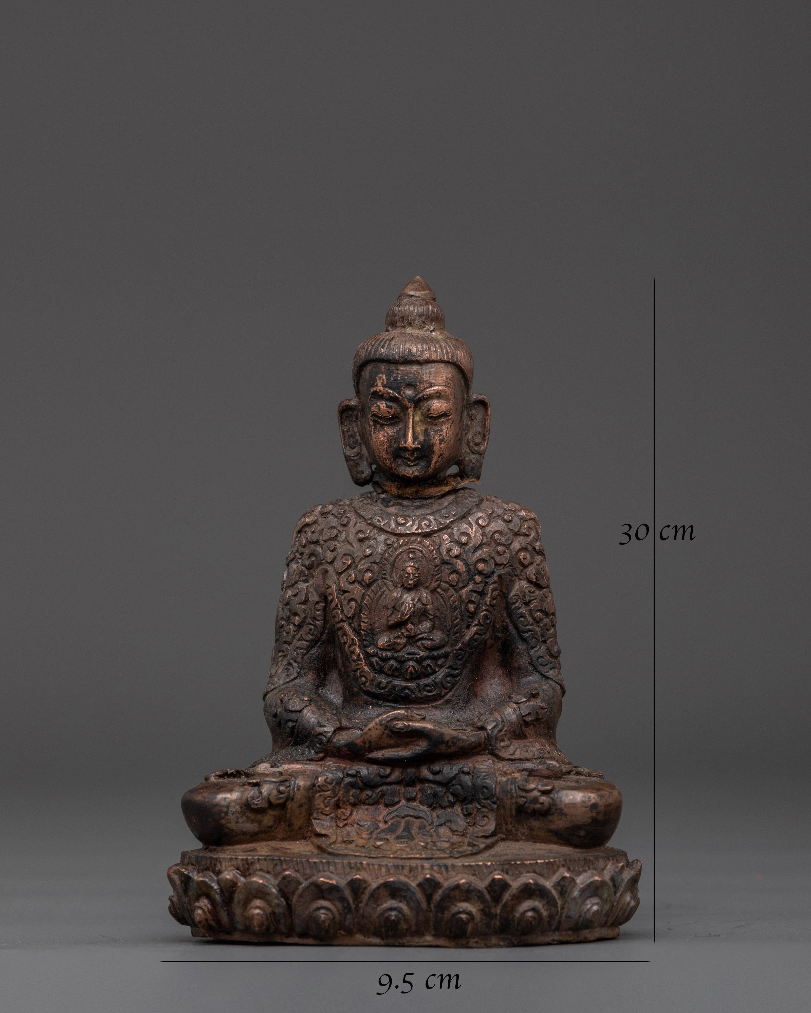 Amitabha Infinite Light Buddha Statue | Meditation Figure for Spiritual Decor
